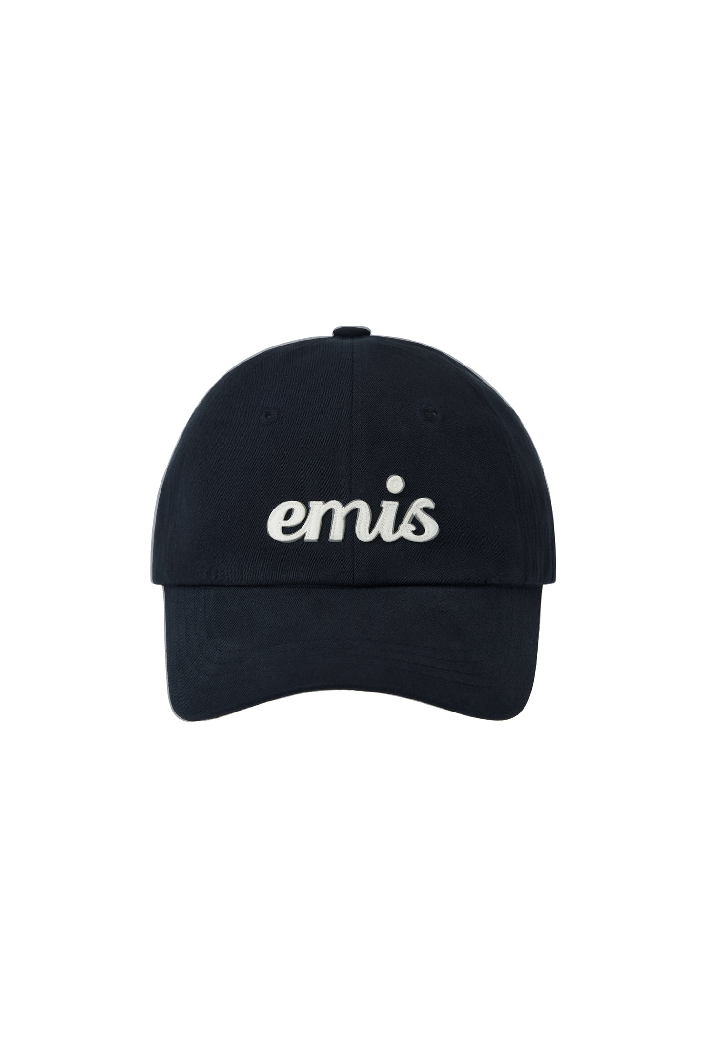 APPLIQUE BALL CAP-BLACK