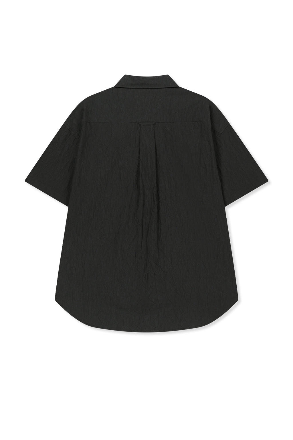 [matinkim] Small Logo Over Fit Shirt For Men IN Charcoal