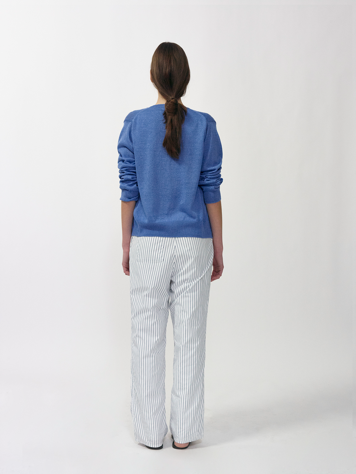 Nothing Written Rola linen cardigan (Marine blue)