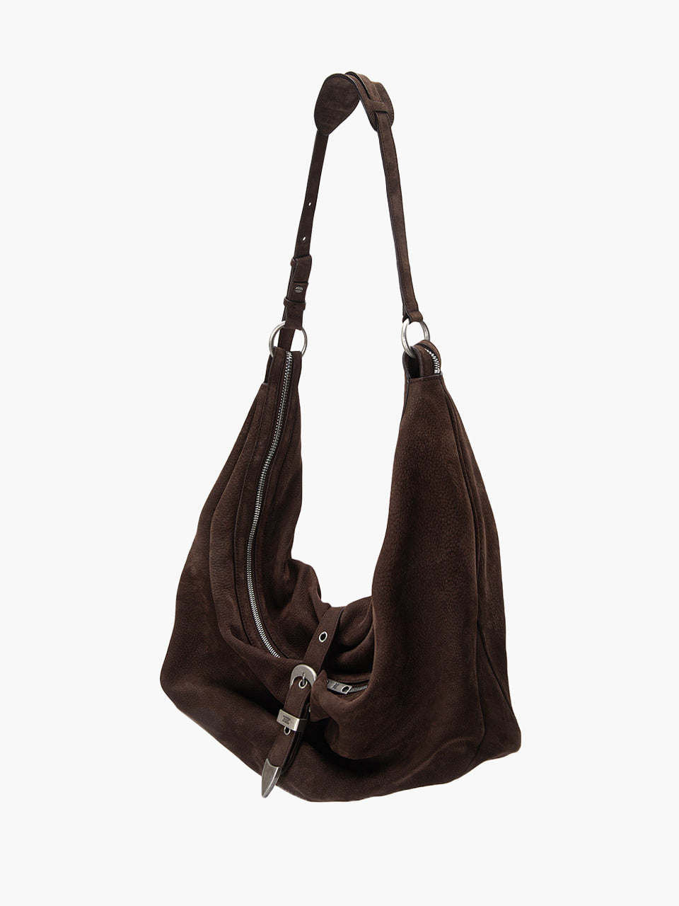 Margesherwood Belted Hobo hush nubuck