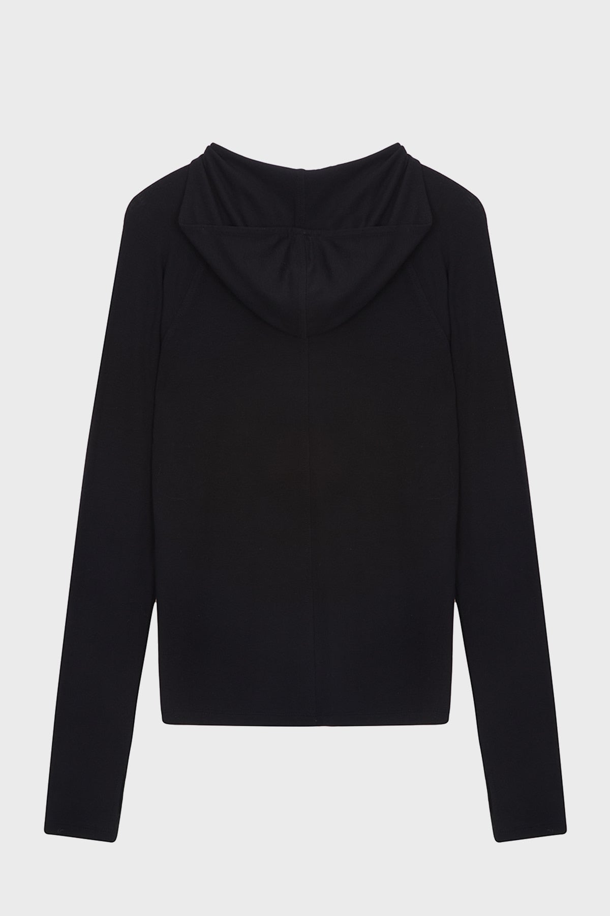 Matinkim Slim Hoody Jersey Top IN Black