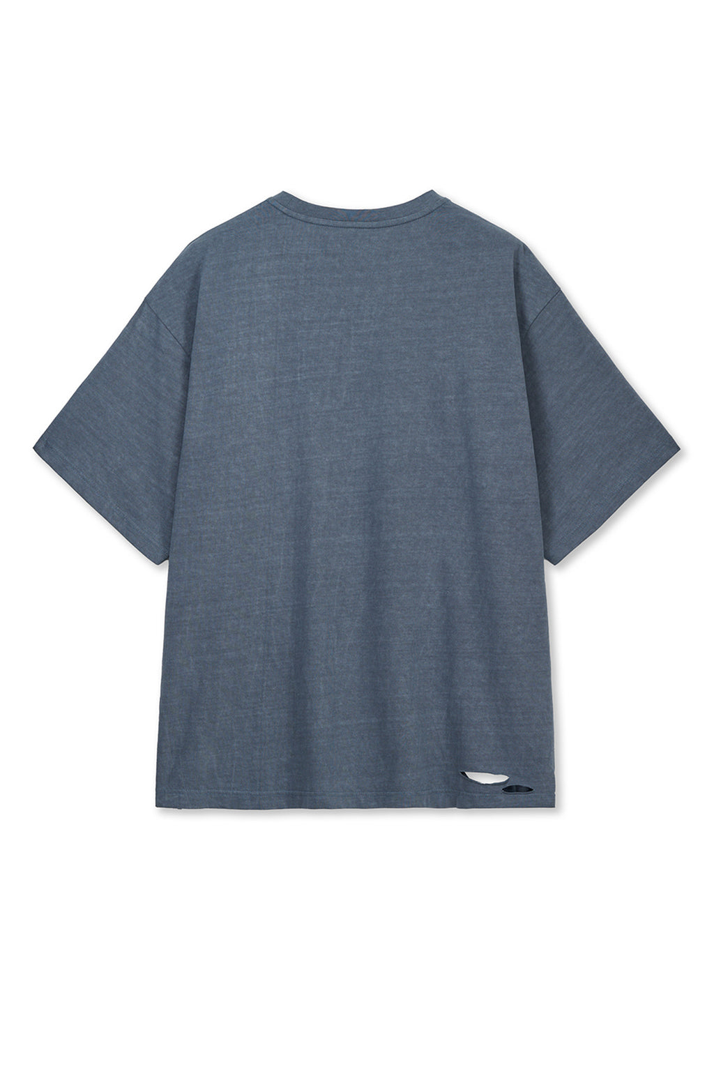Matinkim Distressed Logo Top IN Smoke Blue