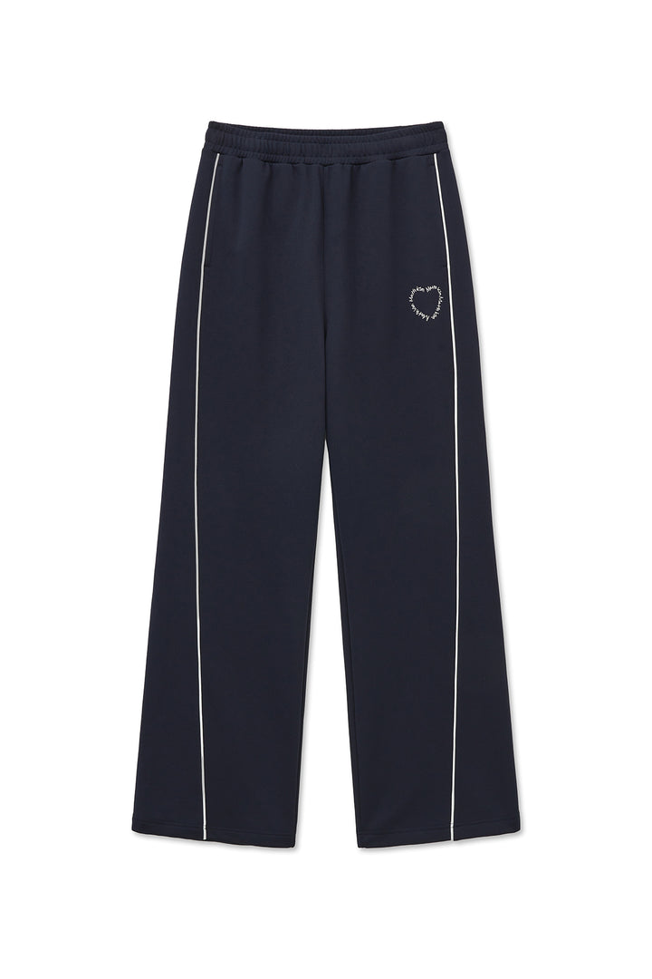 Matinkim Heart Logo Track Pants IN Navy