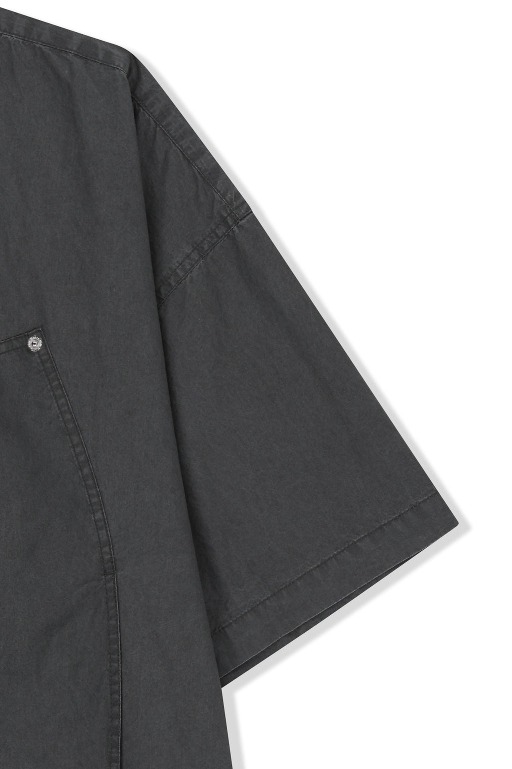 Matinkim Half Sleeve Pocket Shirt IN Charcoal