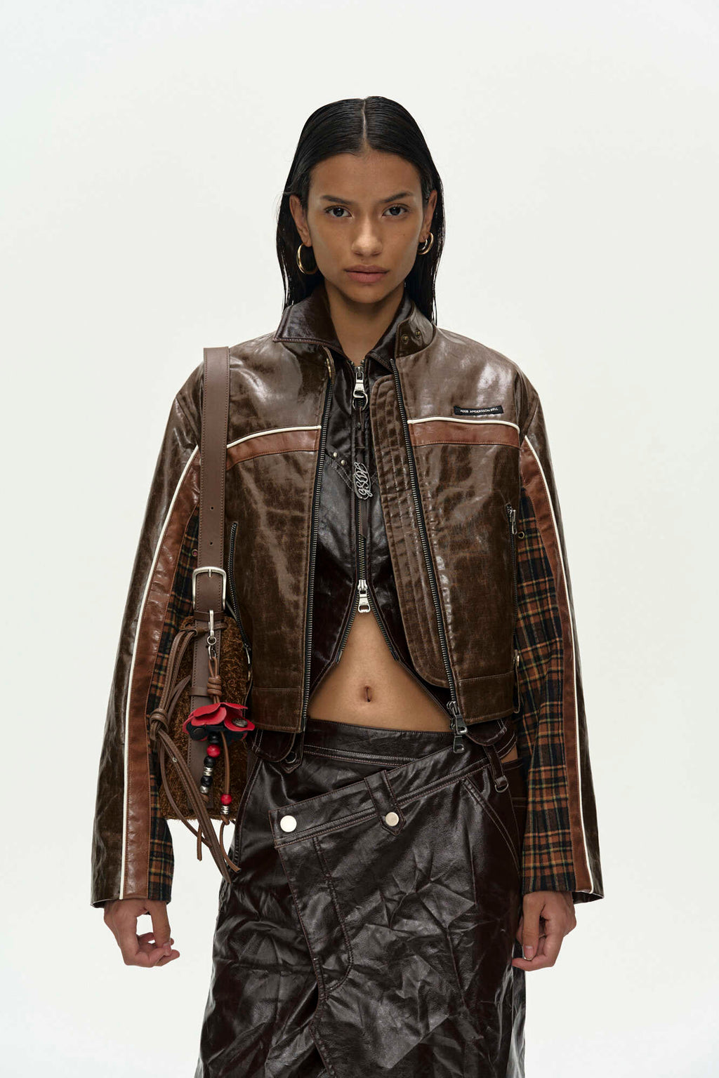 Andersson Bell 26 Circuit Track Faux-Leather Jacket