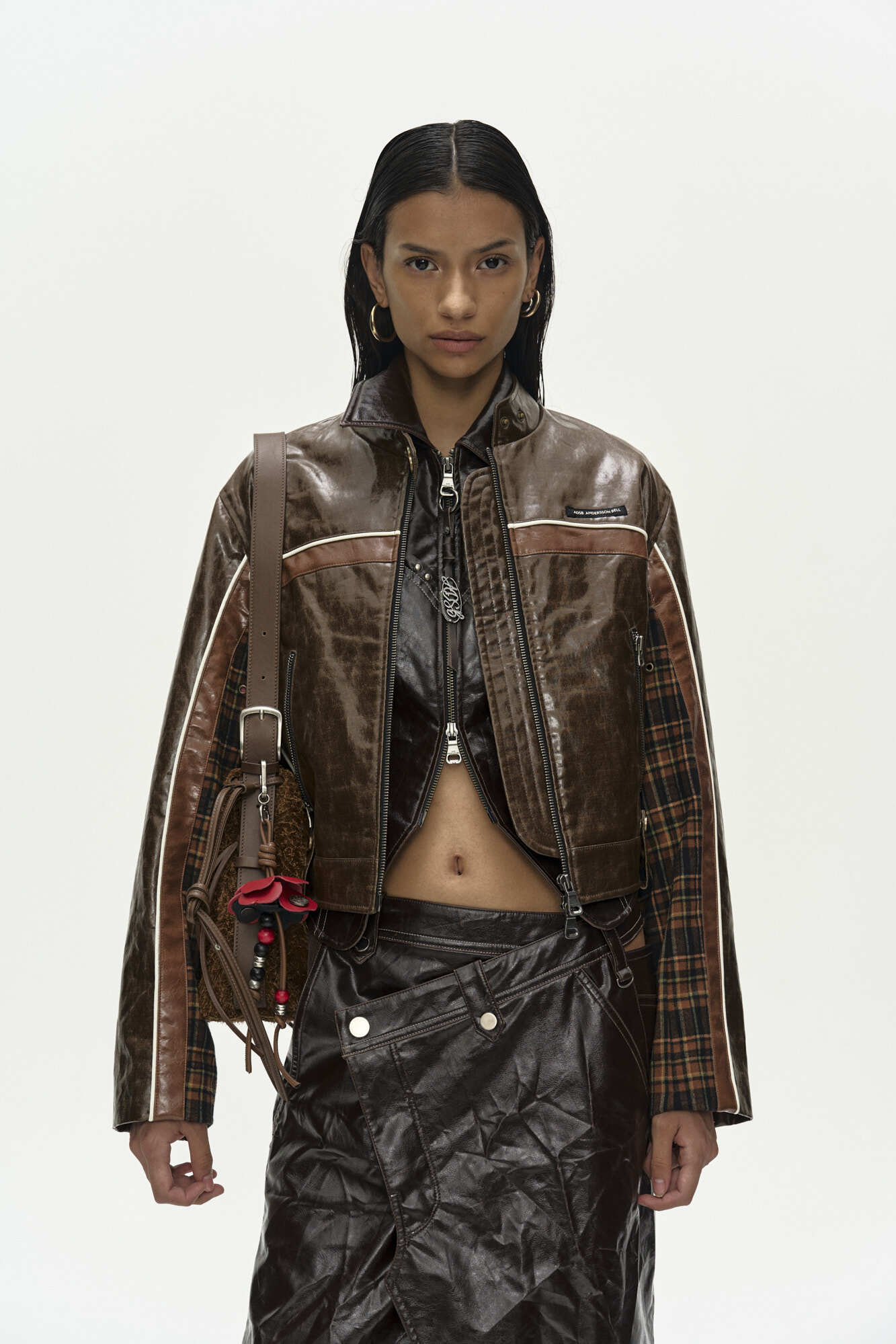 Andersson Bell 26 Circuit Track Faux-Leather Jacket