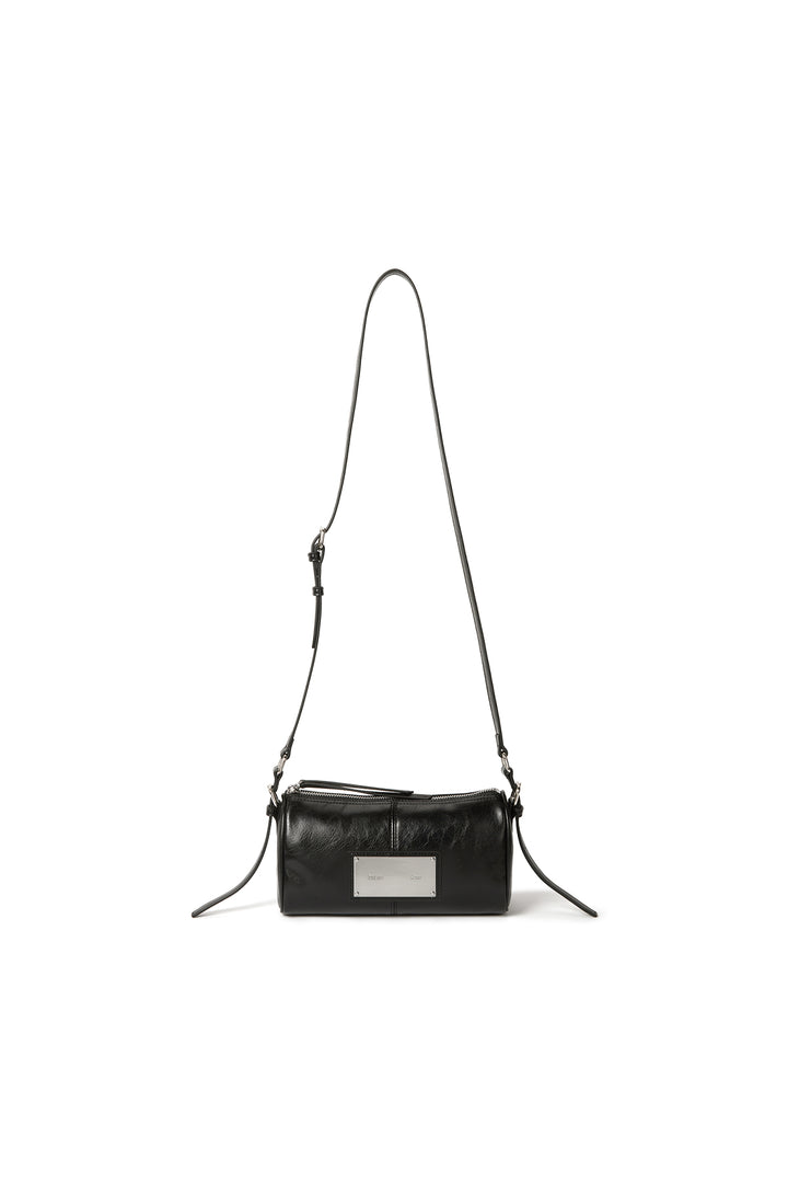 Matinkim Buckle Strap Two Way Mini Bag IN Black