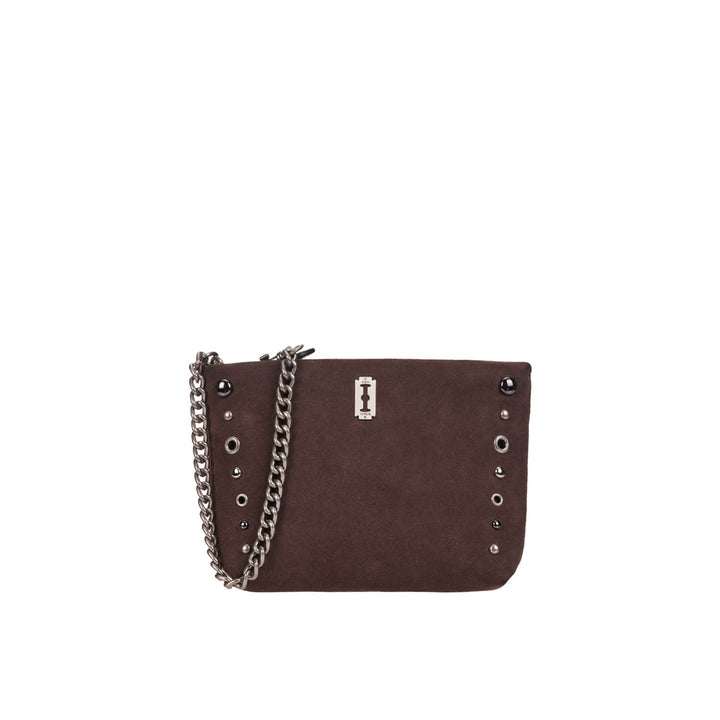 Vunque Perfec Goth Suede Pouch Rum Brown