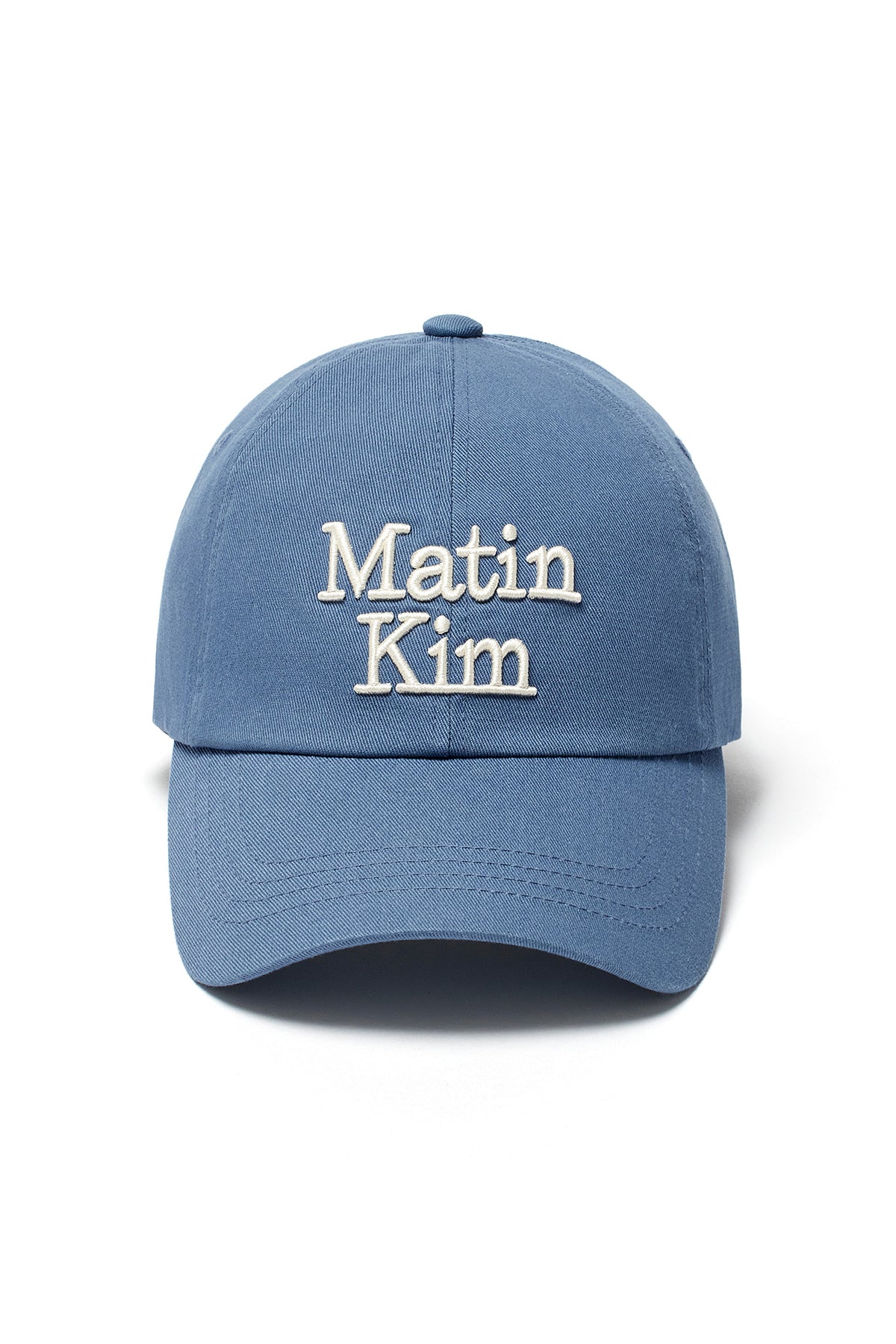 [matinkim] MATIN VOLUME LOGO BALL CAP IN SMOKE BLUE