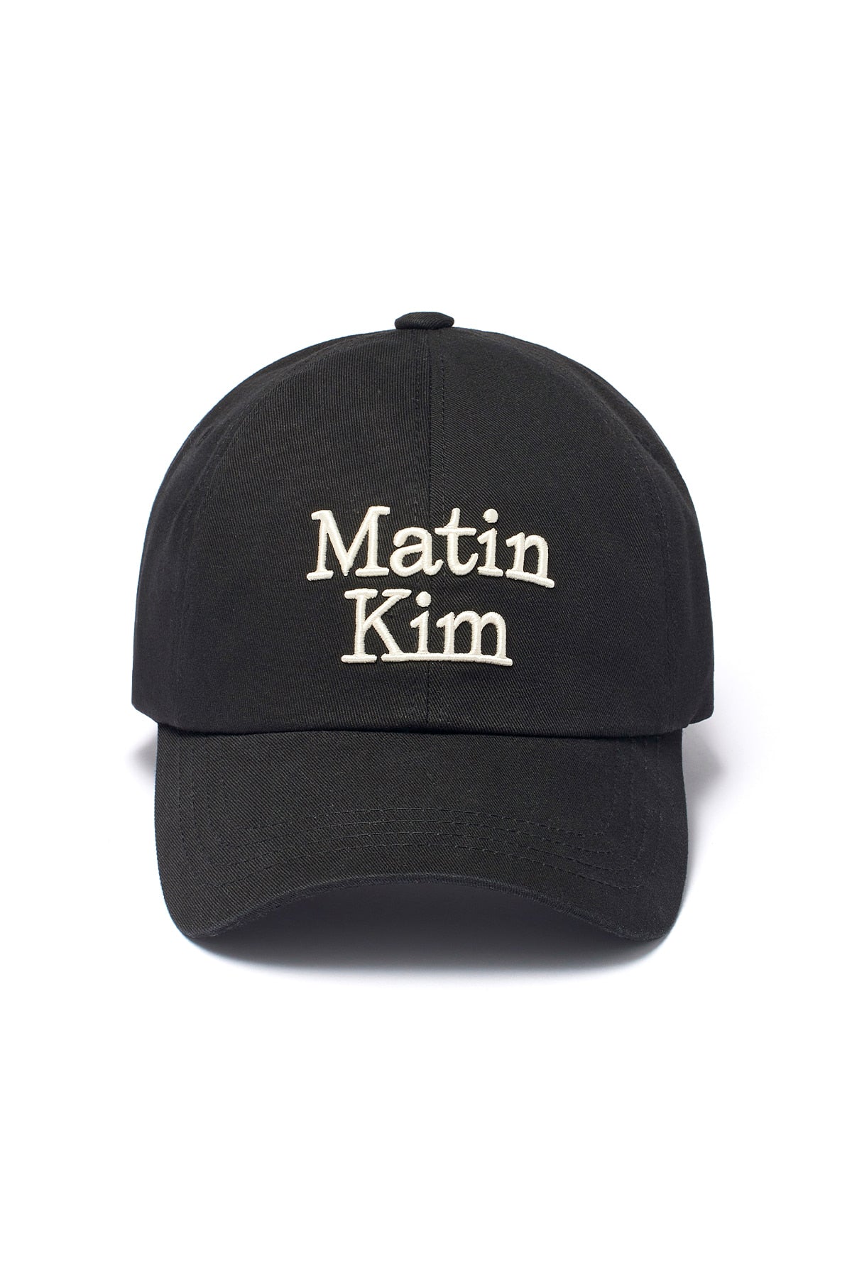 [matinkim] MATIN VOLUME LOGO BALL CAP IN BLACK