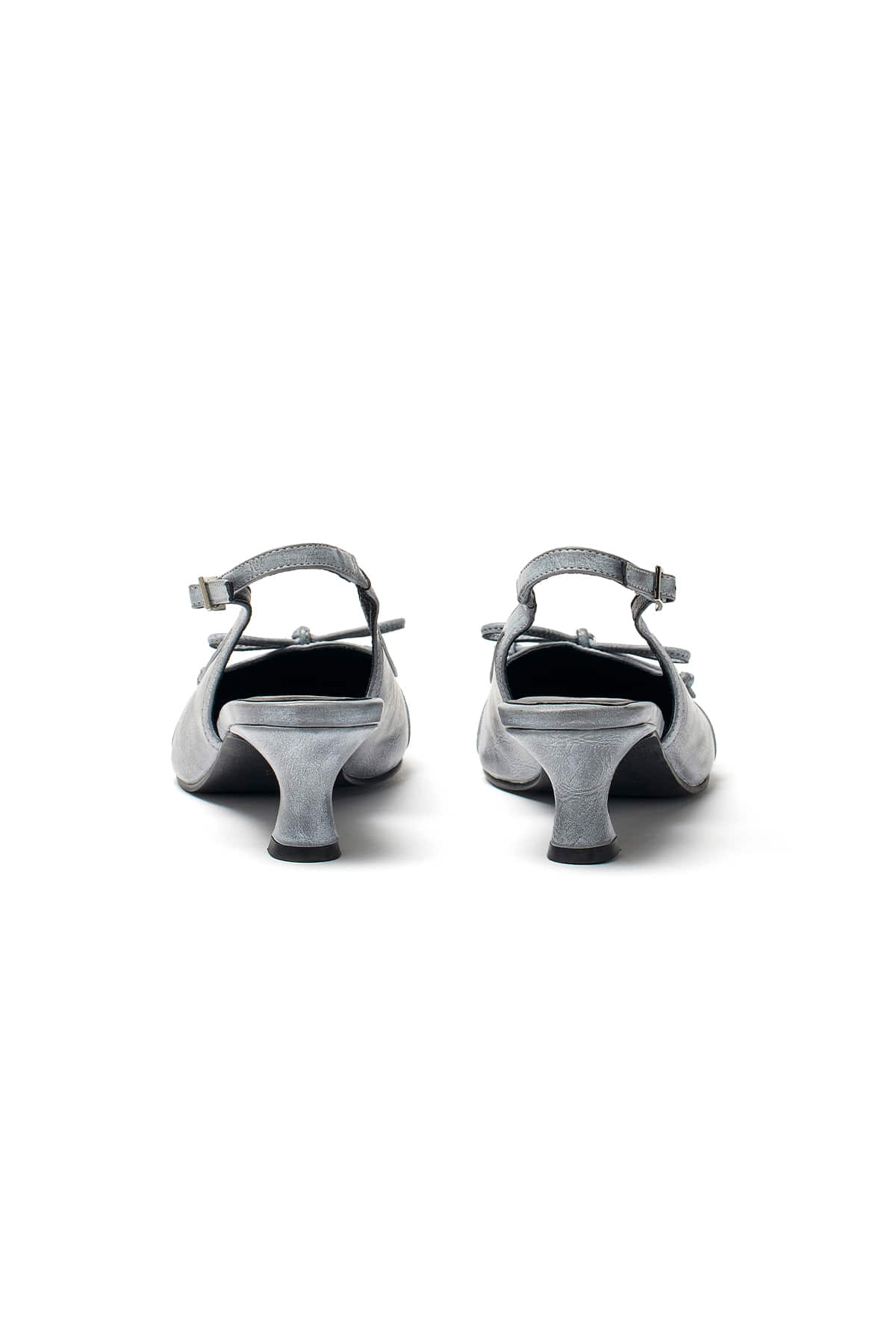 Matinkim Matin Ribbon Sling Back Heels IN Grey