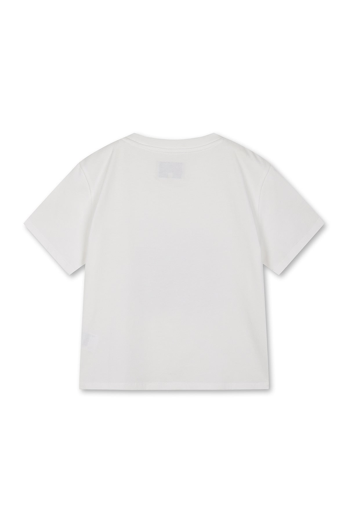 Matinkim Animal Graffiti Graphic Crop Top IN White