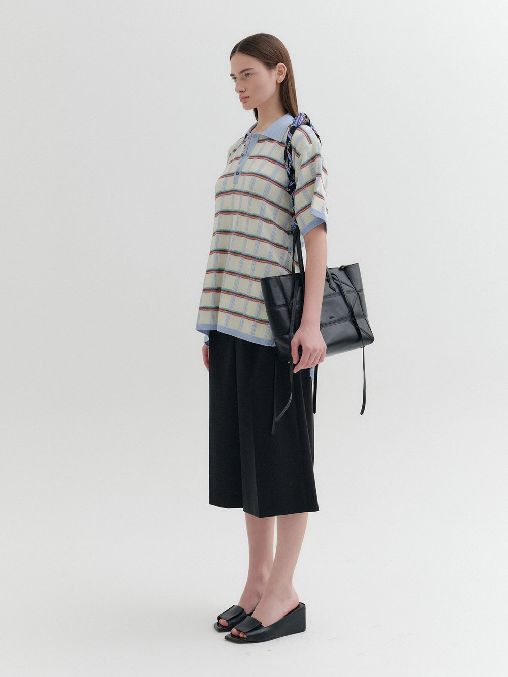 EENK Back Button Knitwear Top - Ivory