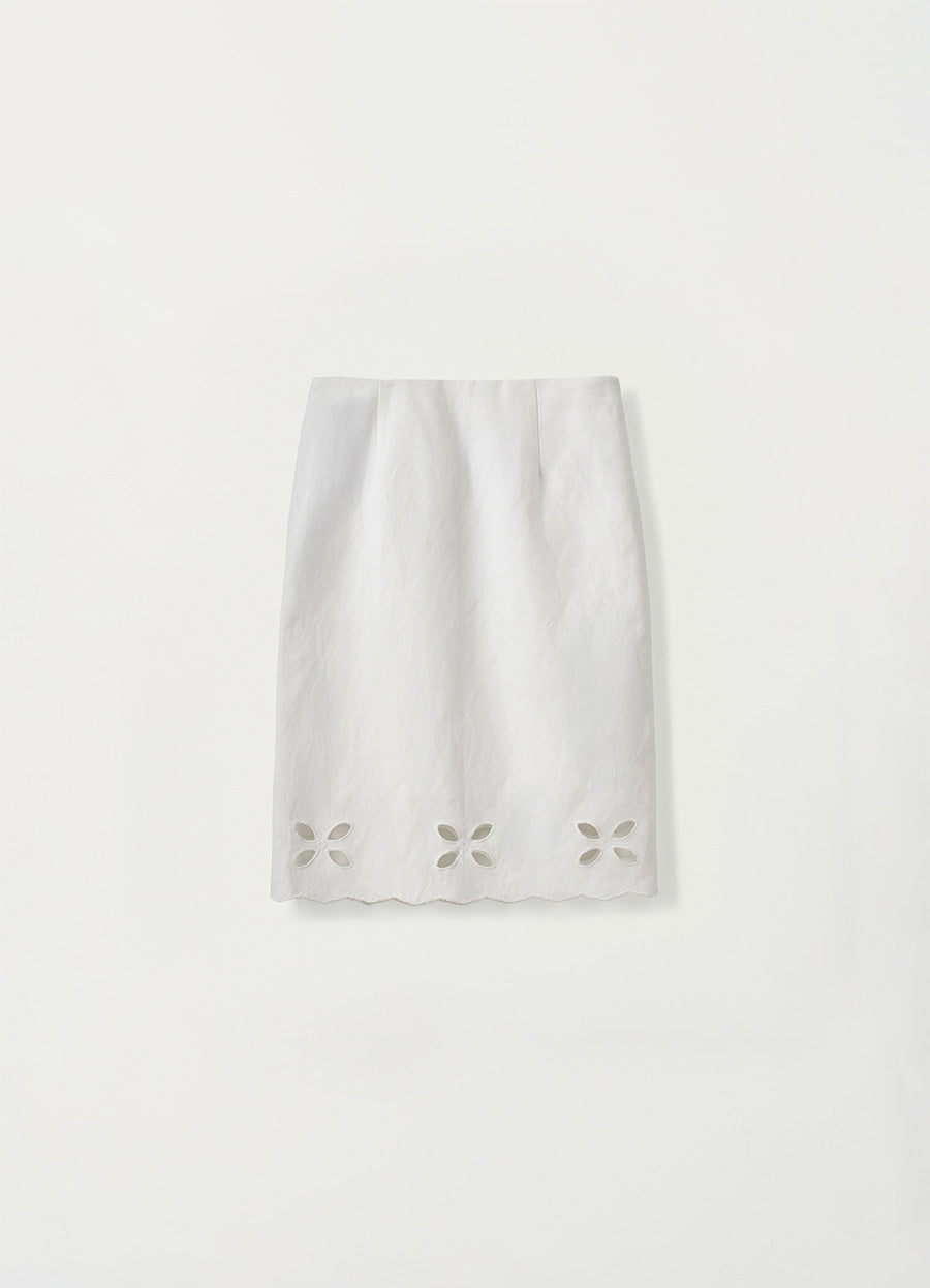 Nothing Written Lia cutout skirt (Off white)