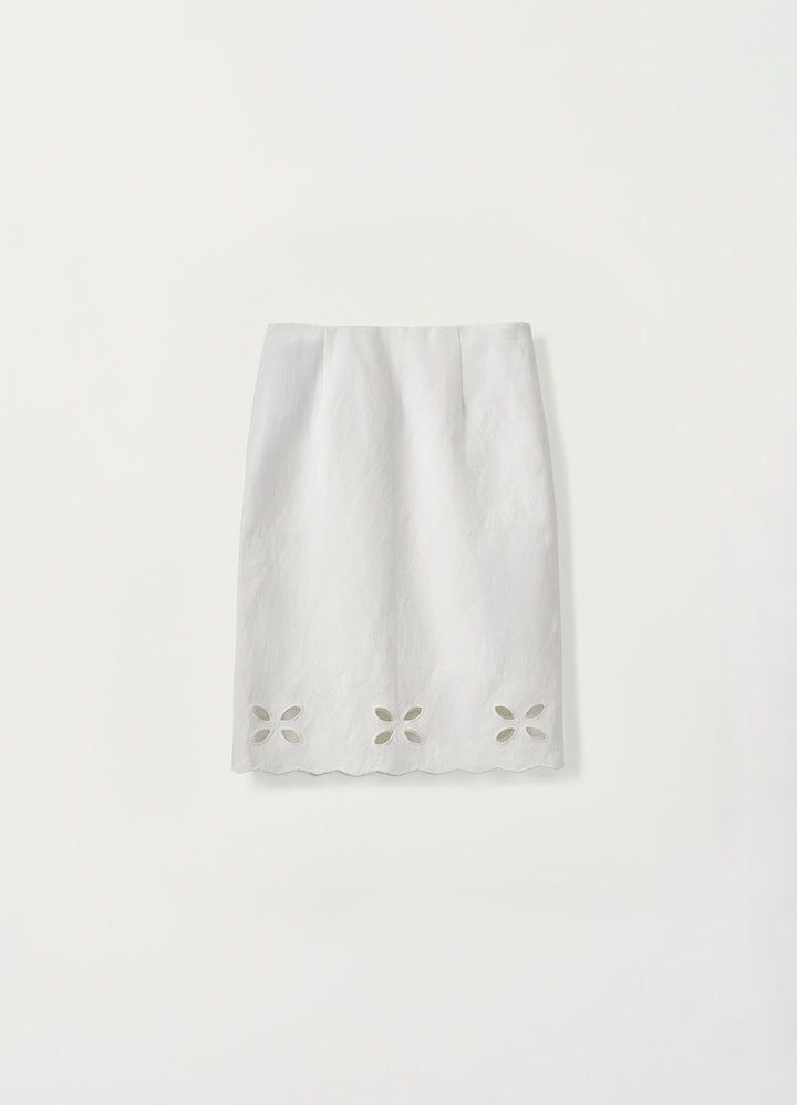 Nothing Written Lia cutout skirt (Off white)