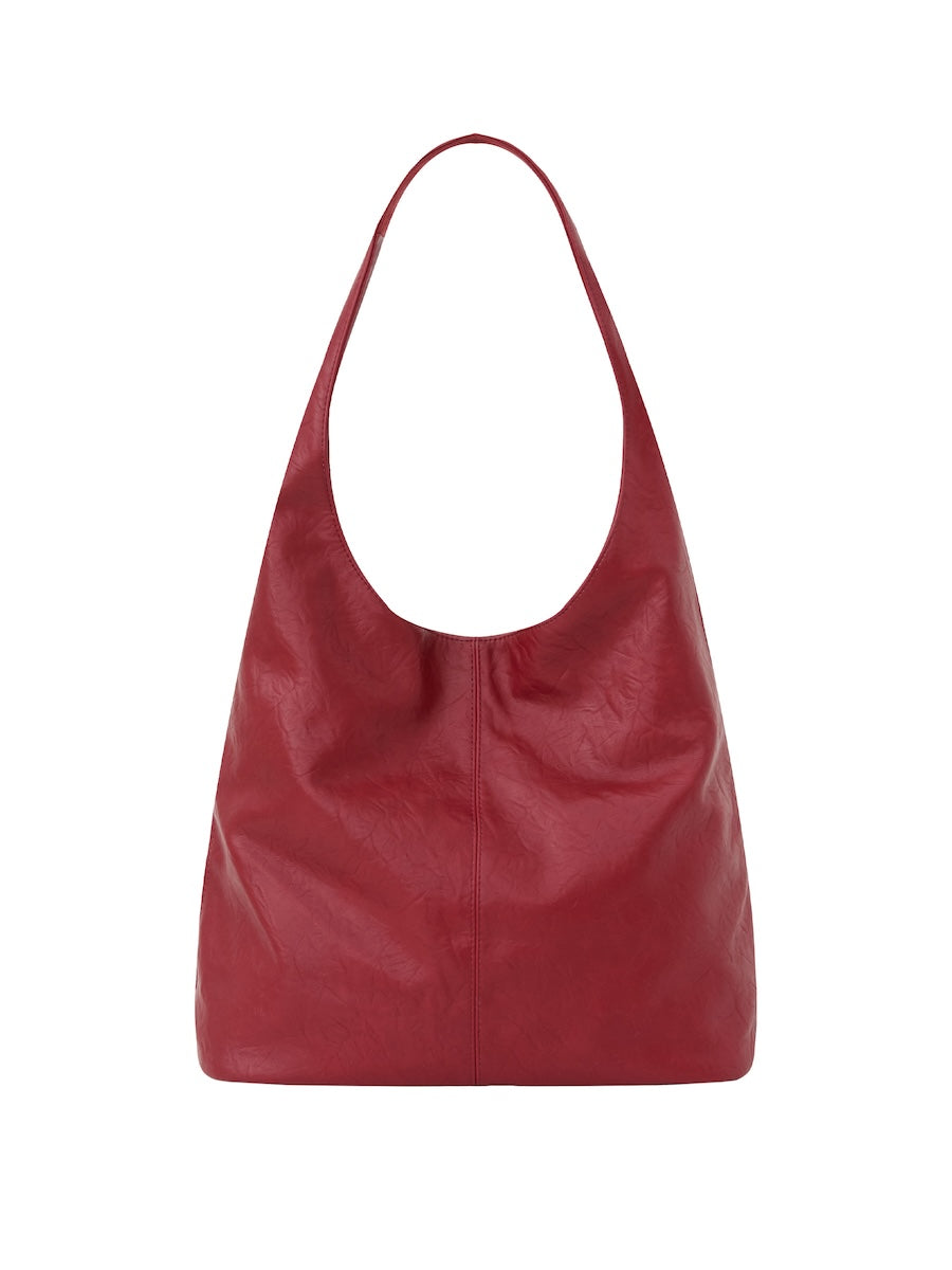 GLOWNY G Leather Shoulder Bag (Red)