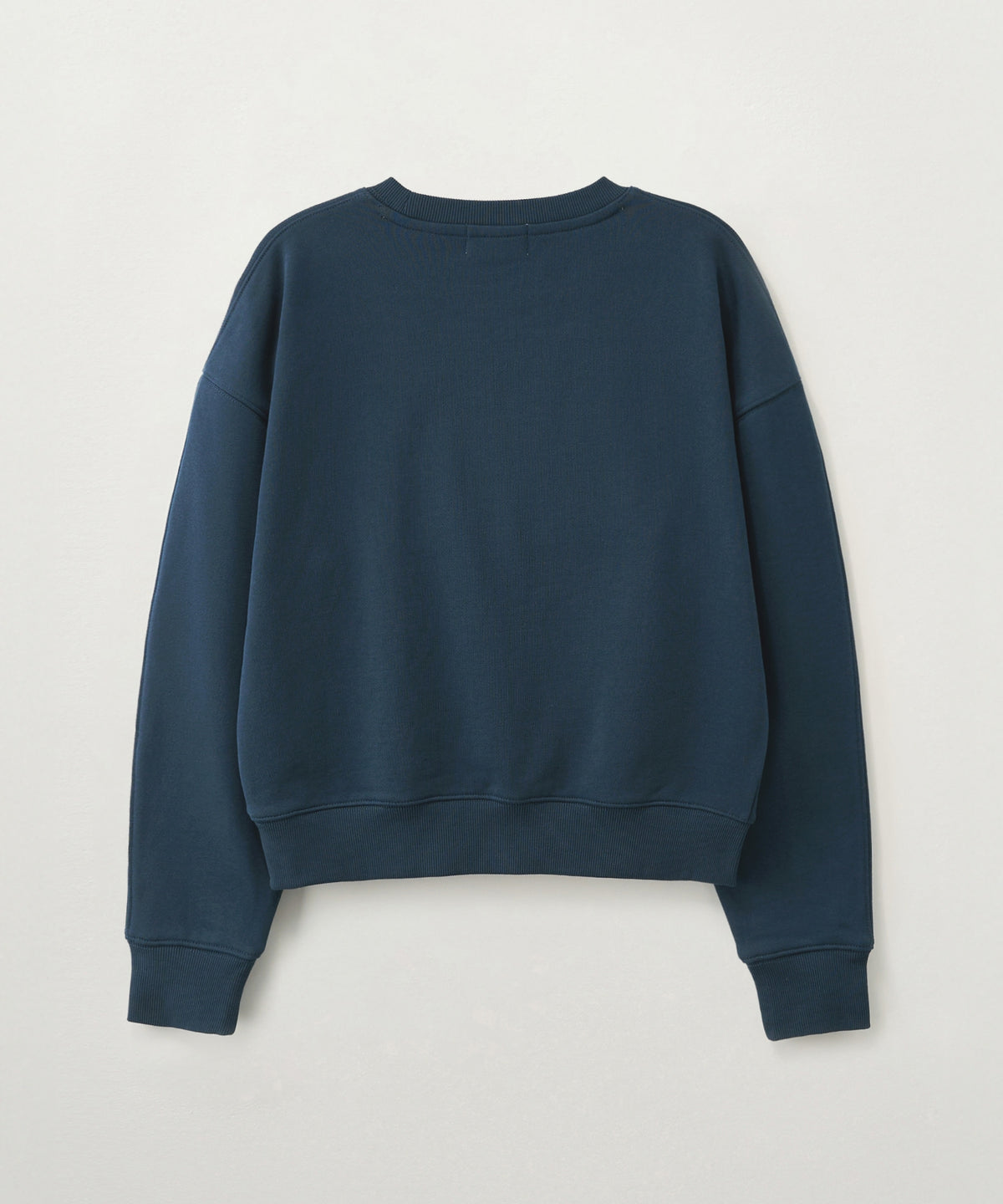 Satur (W) Lugo Basic Crop Sweatshirt - Navy