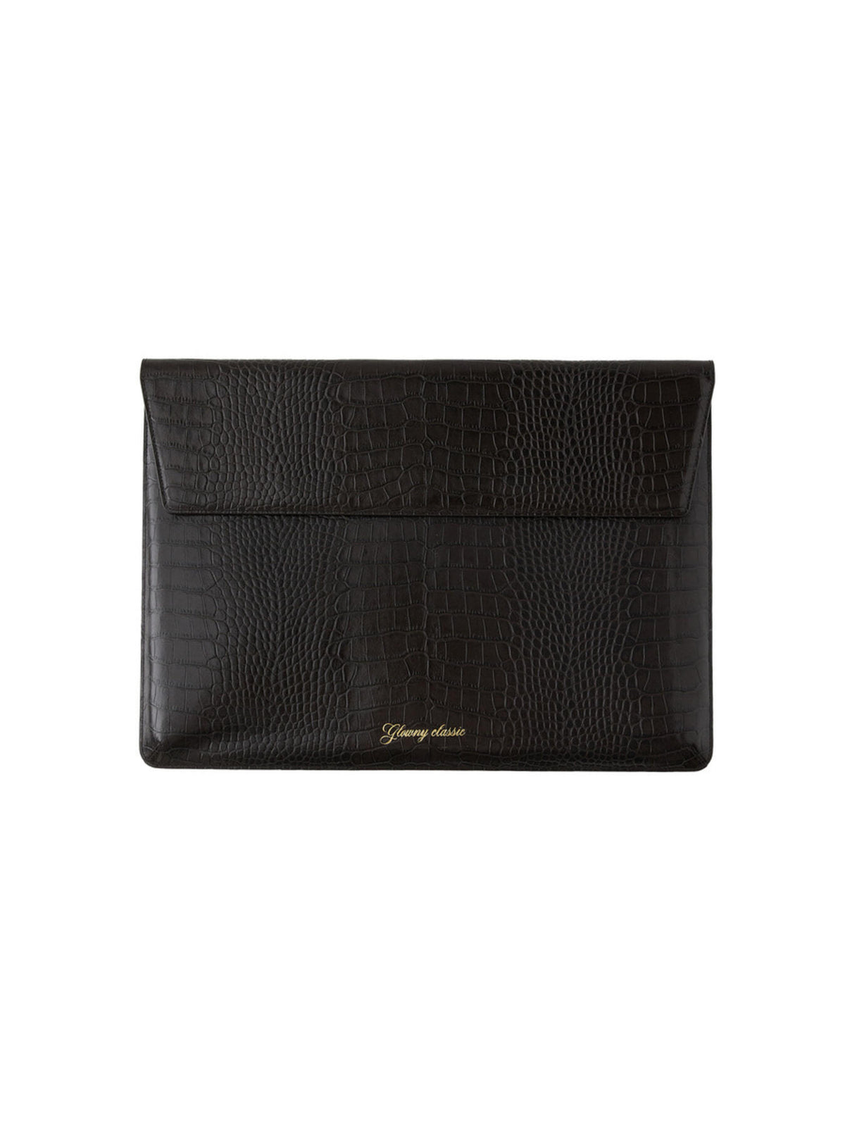 GLOWNY G Crack Leather Laptop Case 16 (Dark Brown)