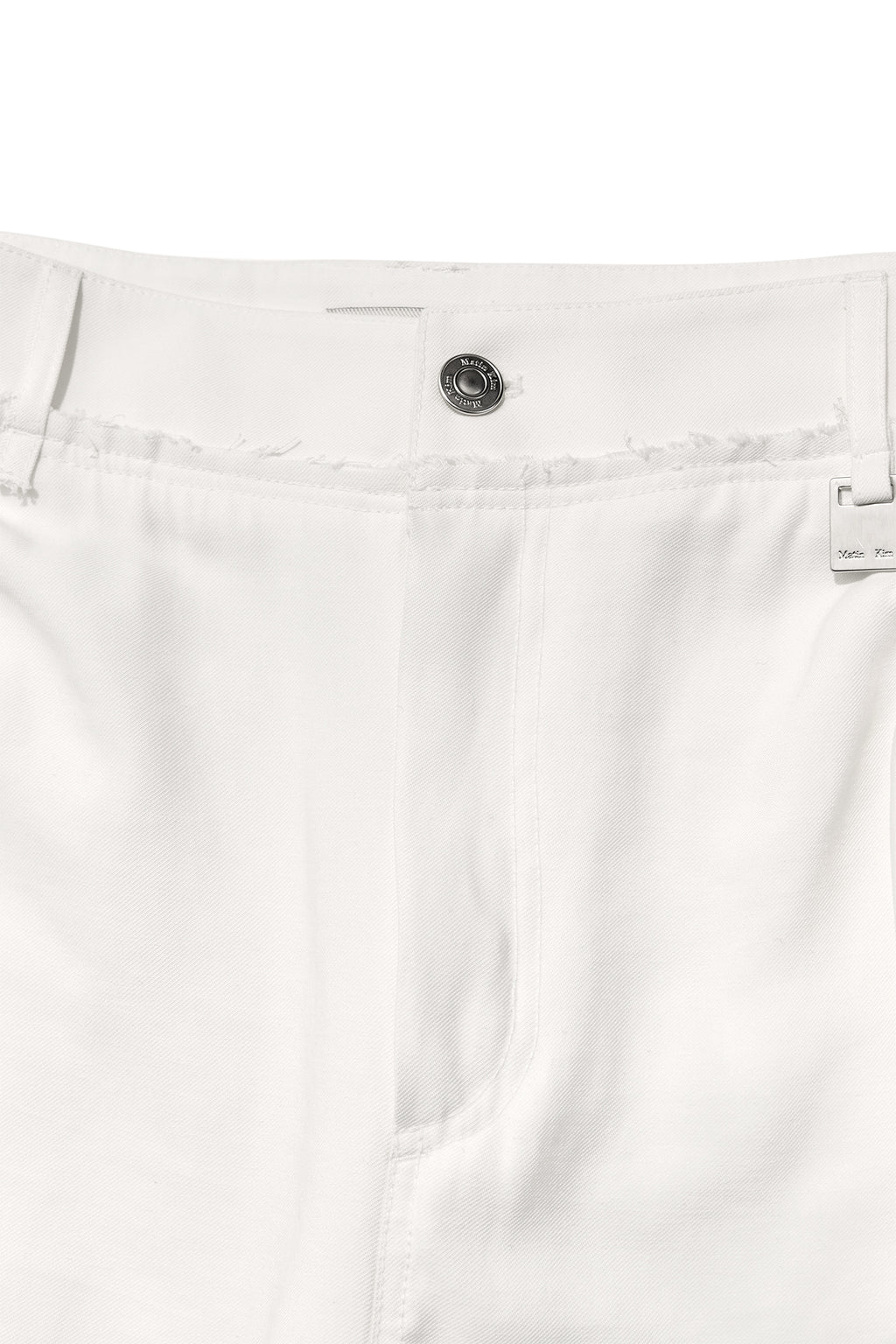 Matinkim String Pocket Wide Cargo Pants IN White