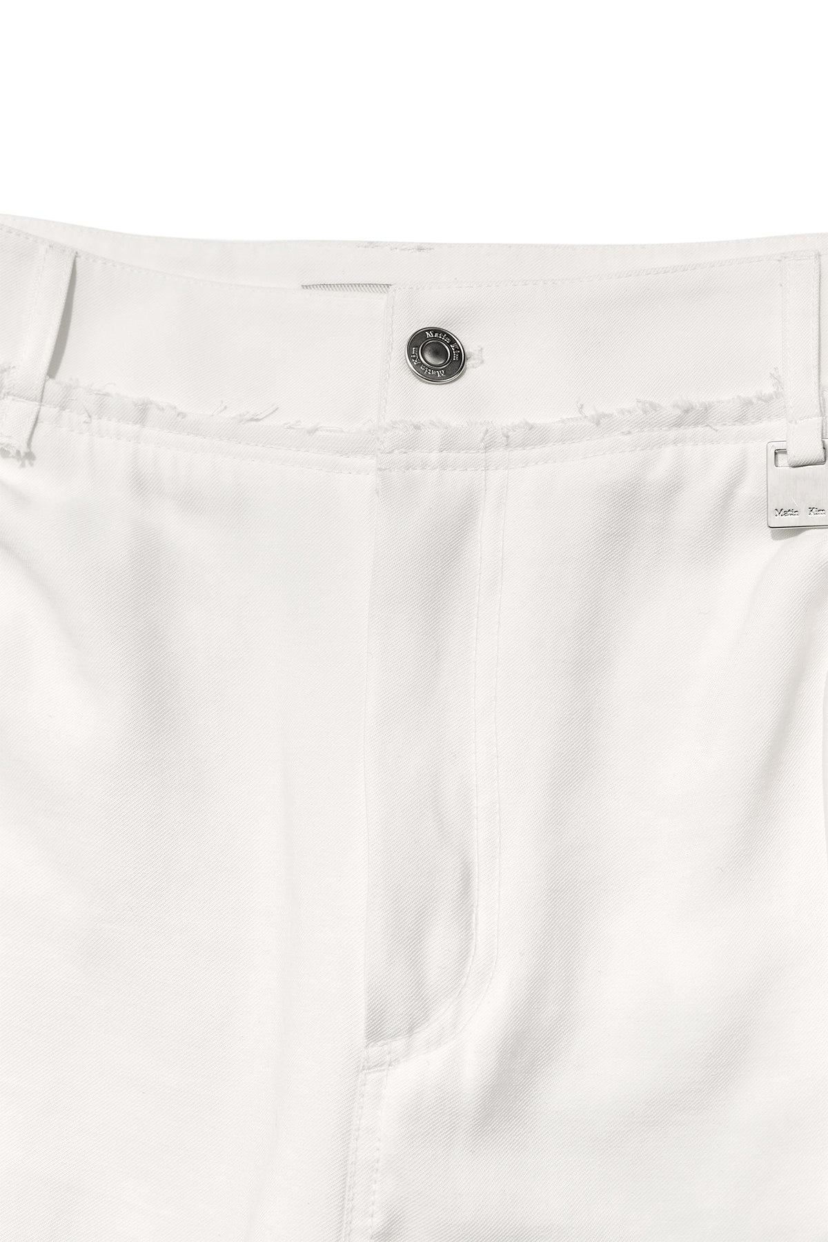 Matinkim String Pocket Wide Cargo Pants IN White
