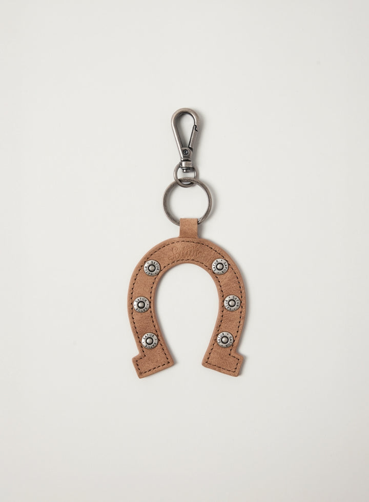 Satur Horseshoe Keyring - Brown
