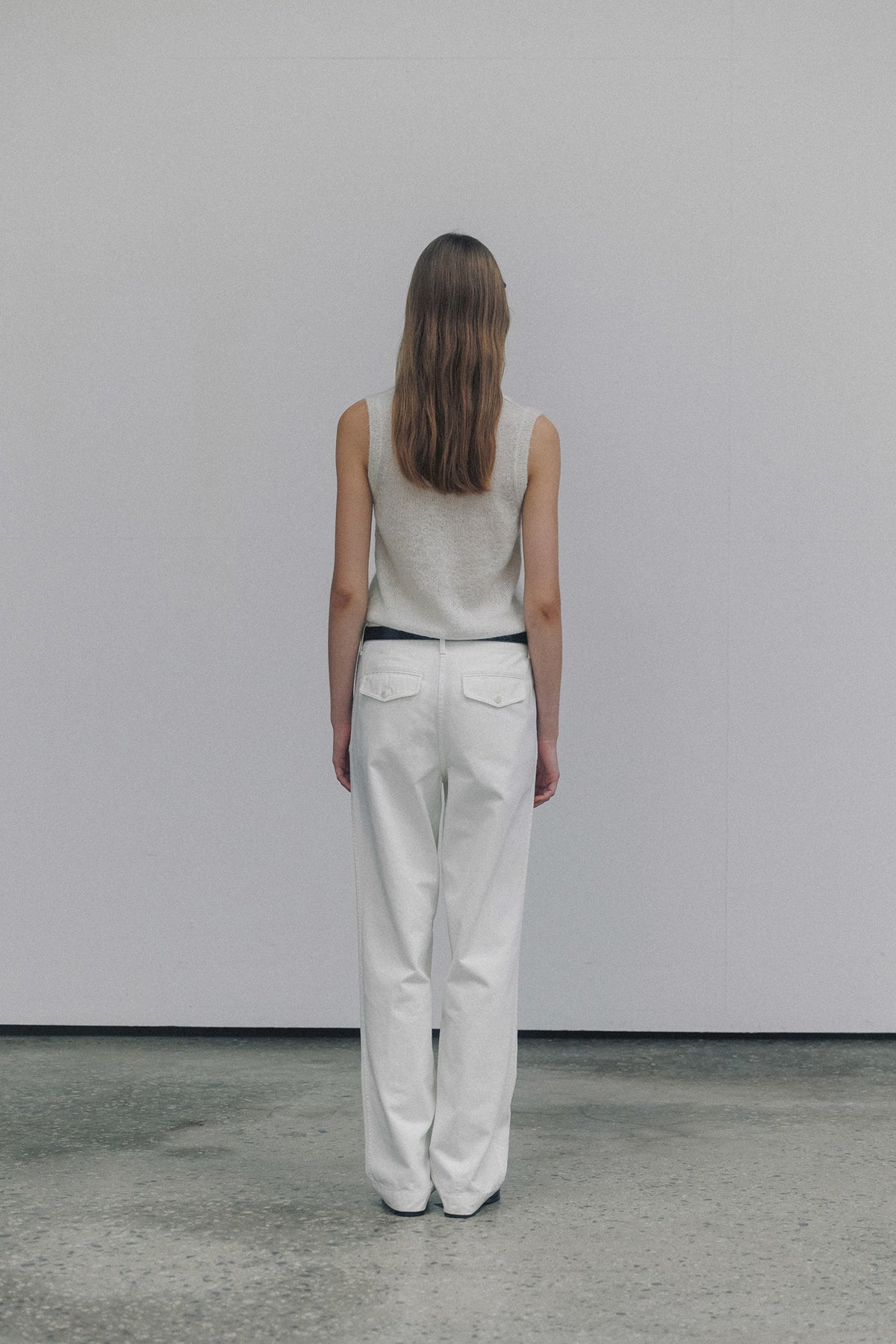 Nothing Written Carol u-neck vest (Ivory)