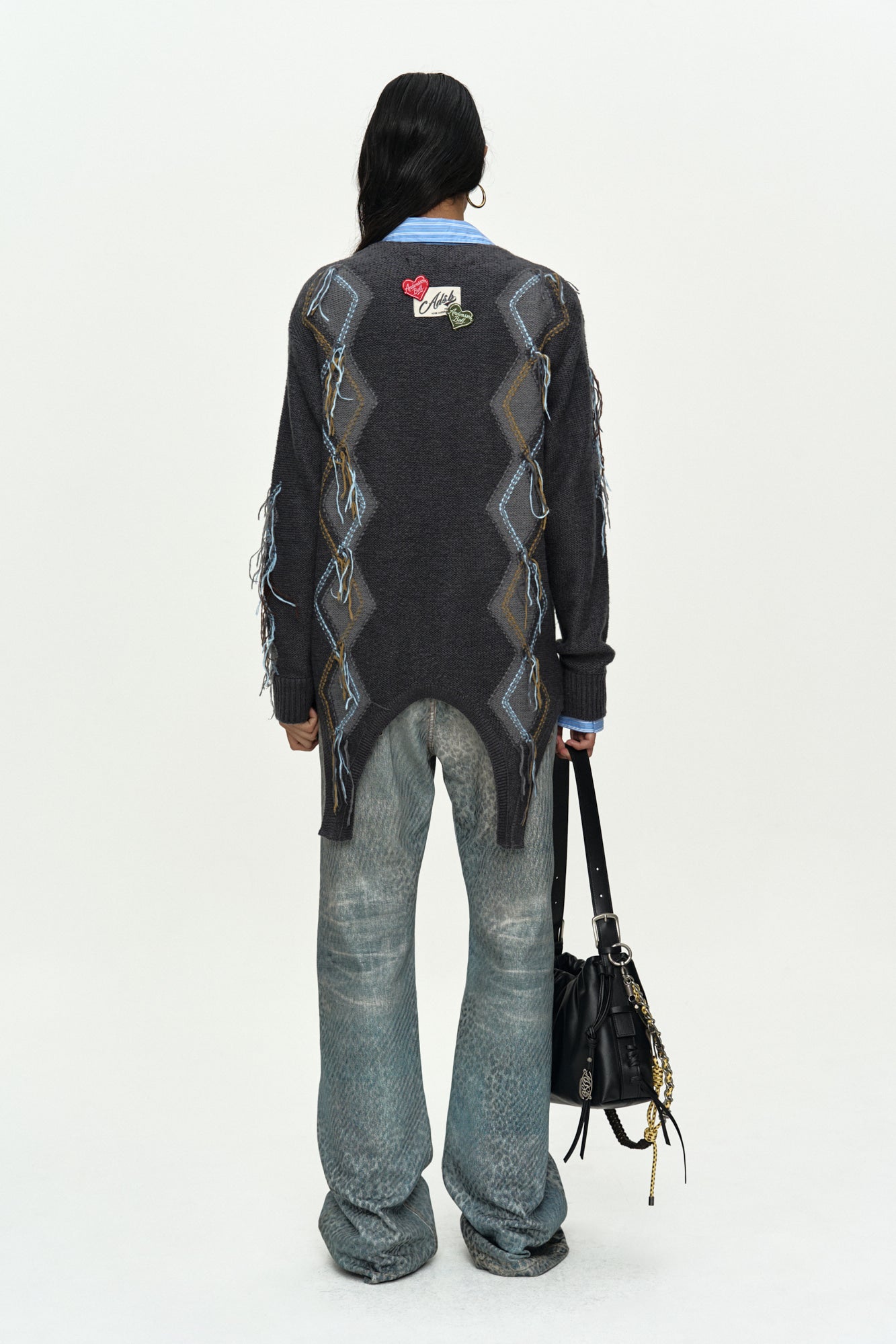 Andersson Bell Gartered Argyle Cardigan