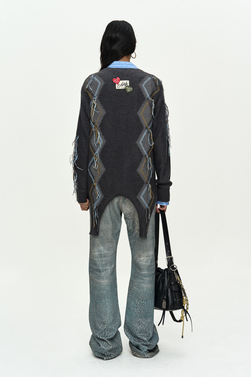 Andersson Bell Gartered Argyle Cardigan