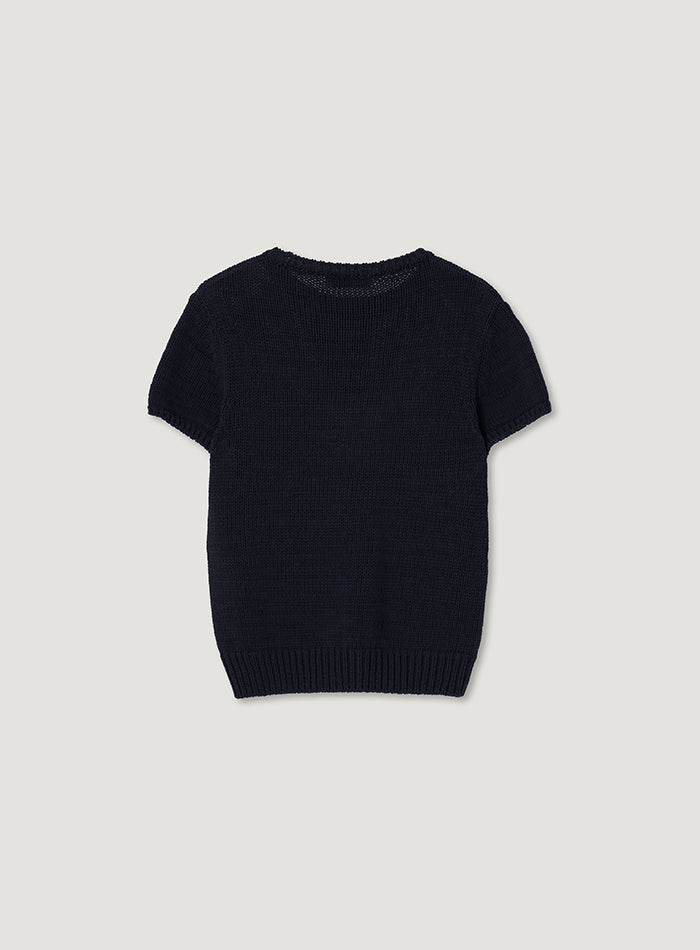 Mango Maniplease Majo Cotton Knit Charcoal