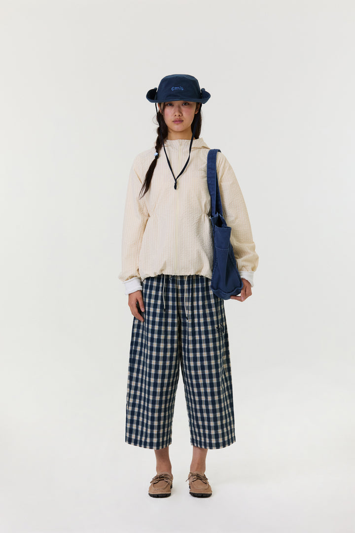 EMIS Packable Windbreaker-Ivory