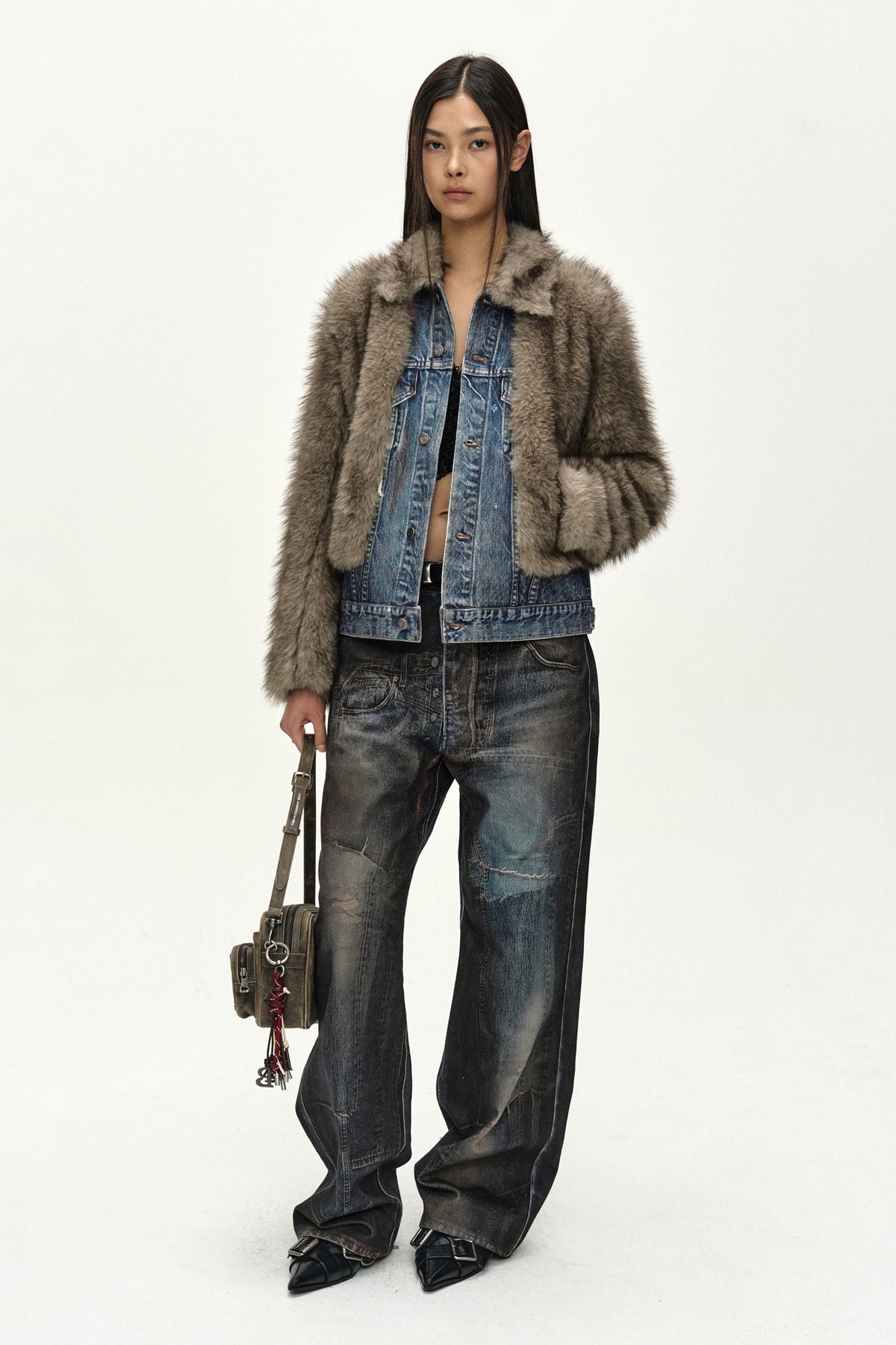 Andersson Bell Fur ON Denim Jacket