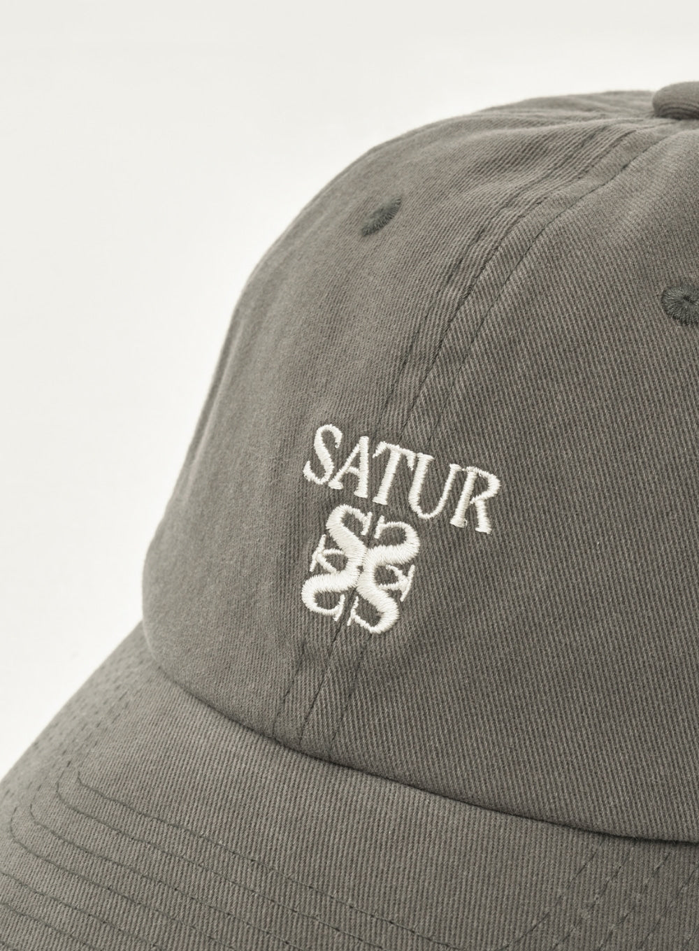 [satur] Apero Logo Washed Ball Cap - Khaki