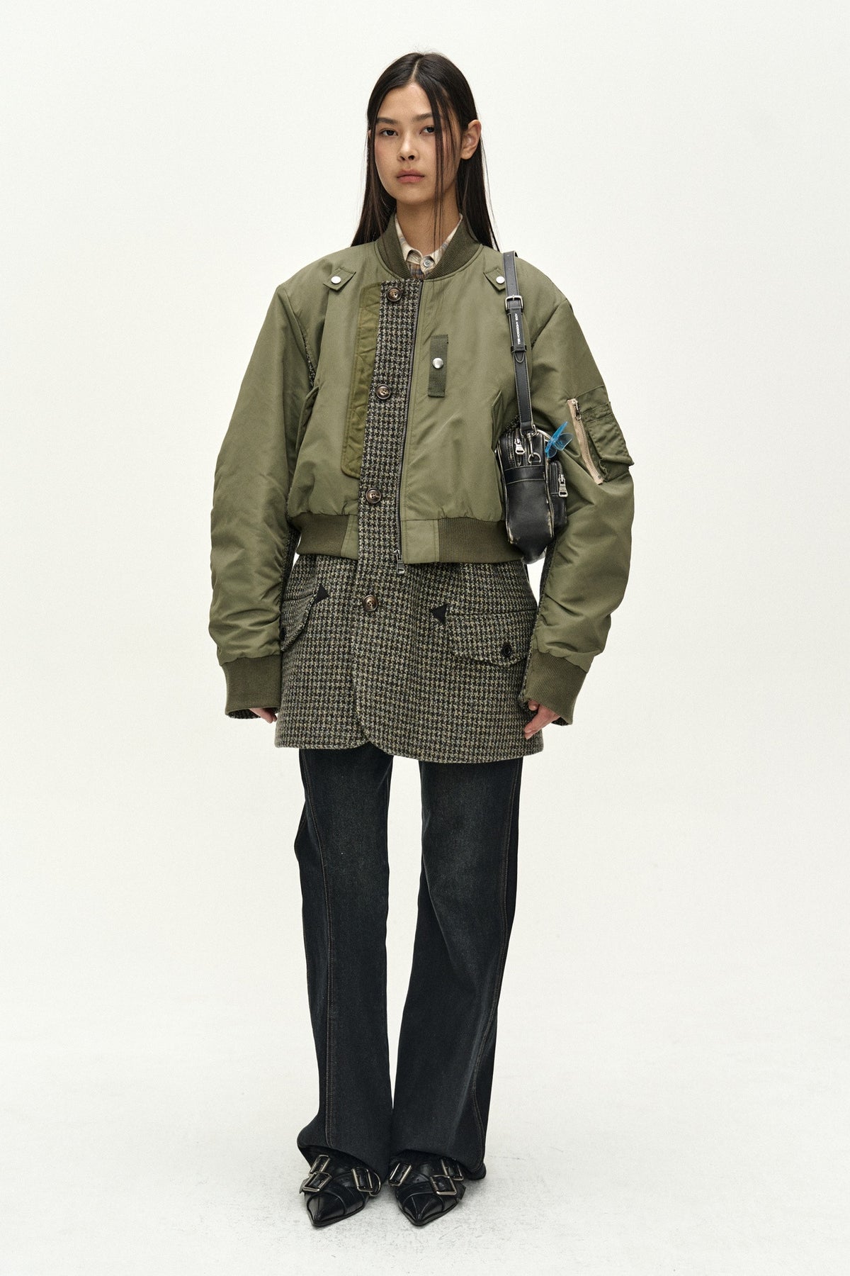 Andersson Bell Unisex Deconstructed Layered Bomber Coat