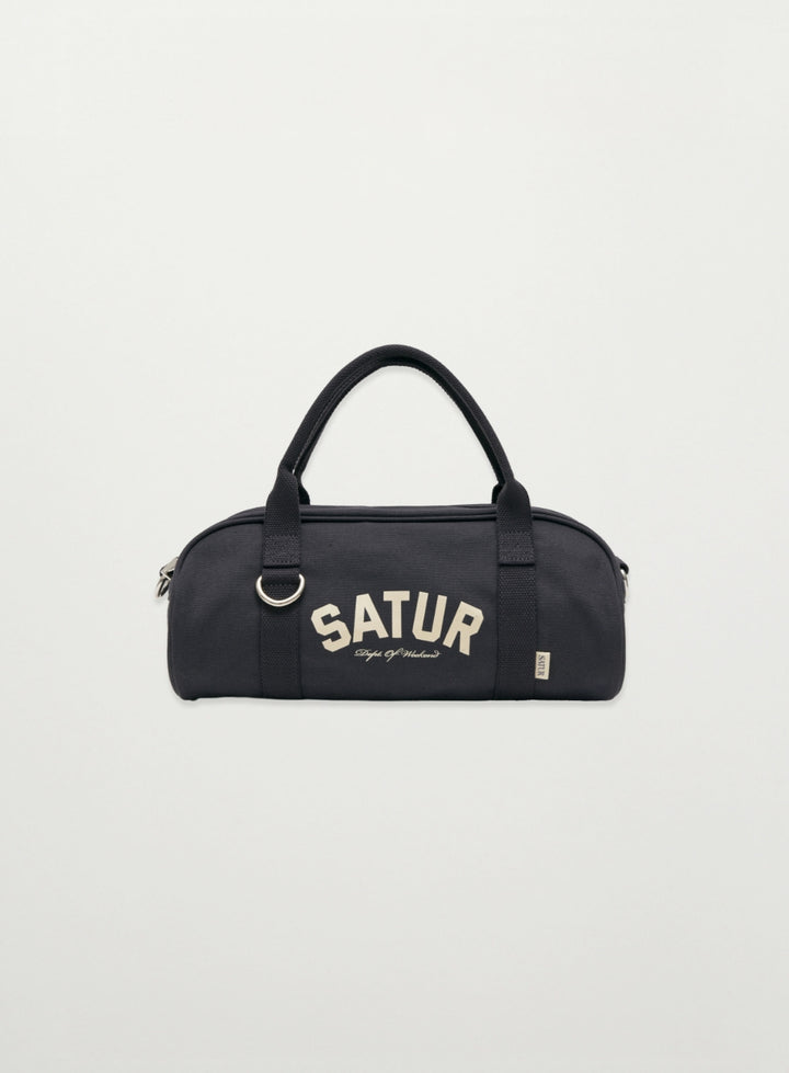 Satur Canvas Mini Duffle Bag - Navy