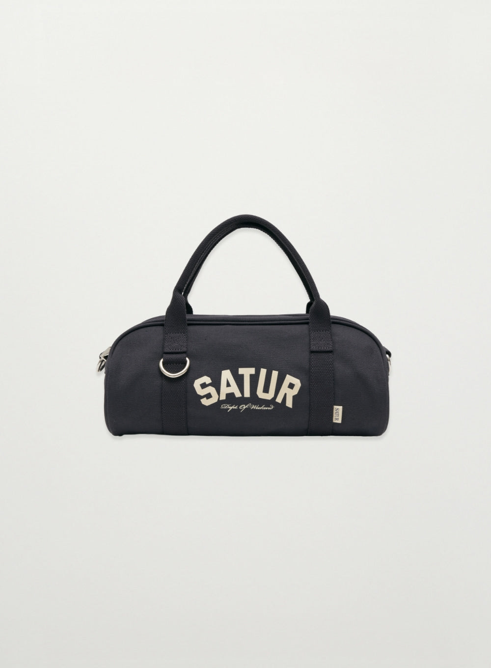 [SATUR] Canvas Mini Duffle Bag - Navy