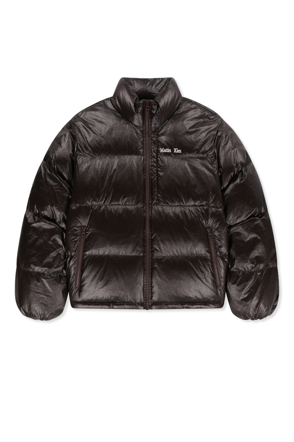 Matinkim Small Logo Volume Down Jumper In Dark Brown