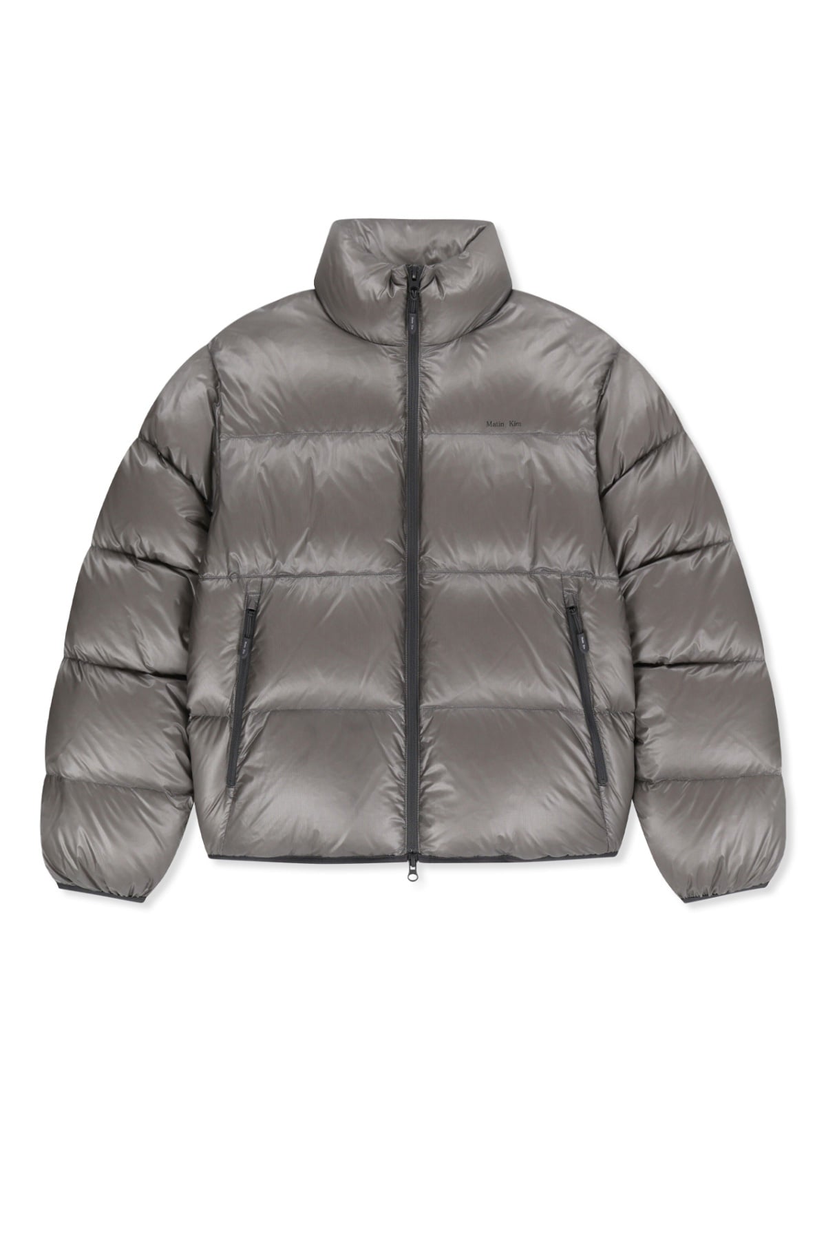 Matinkim Icon Logo Down Jumper IN Light Grey