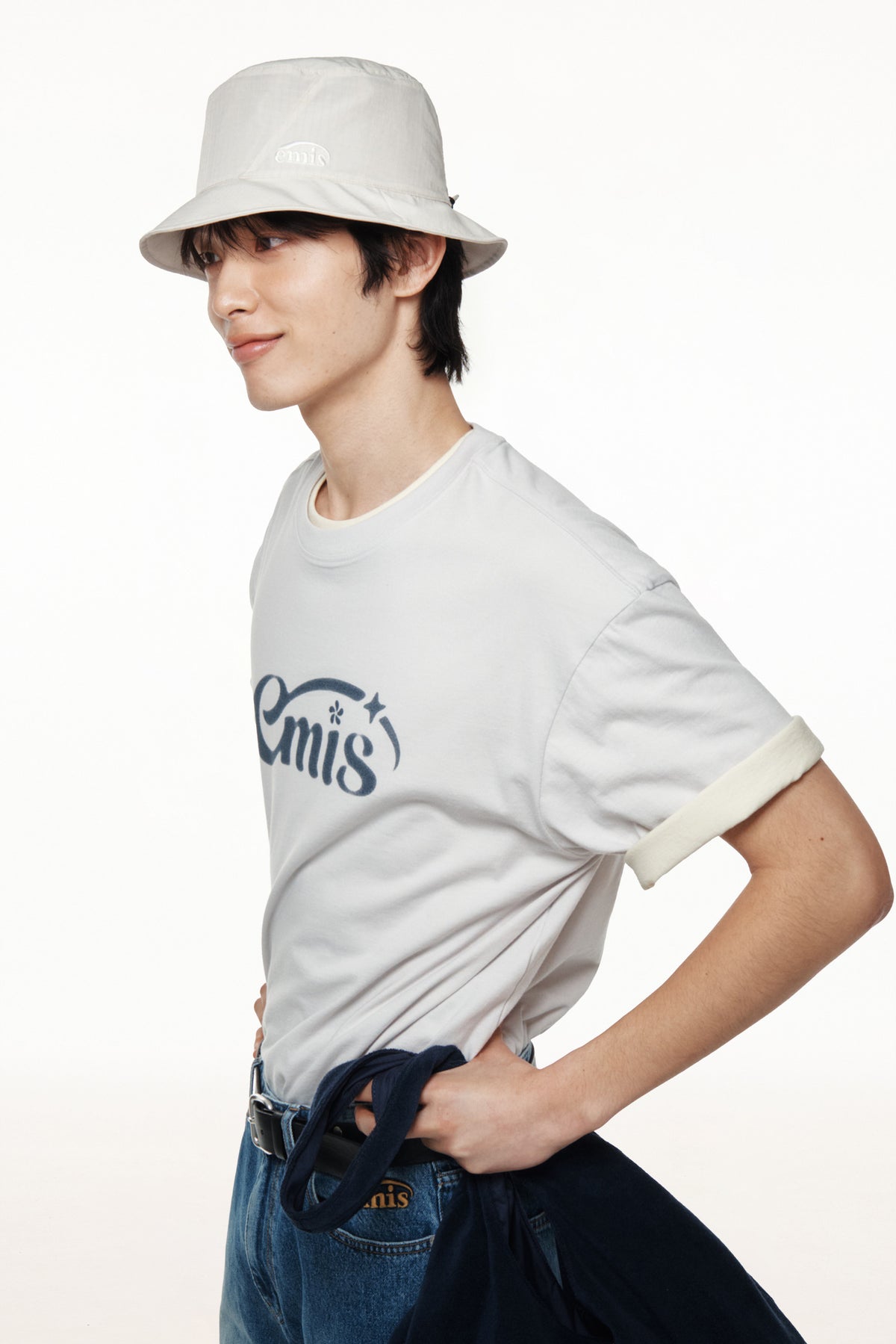 Emis Packable Bucket Hat-Ivory