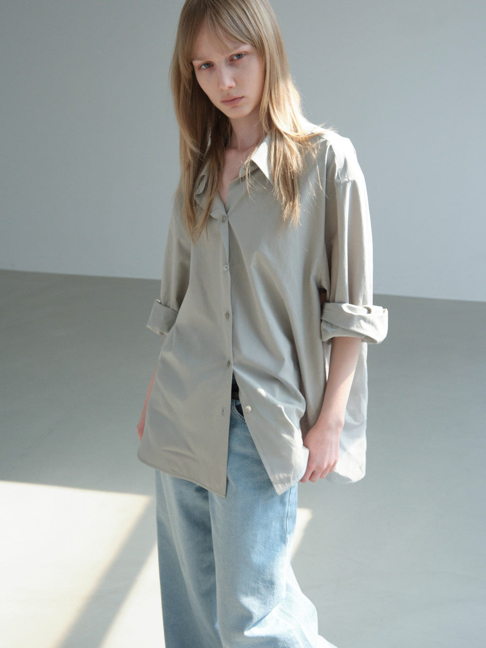 Low Classic Classic Effortless Wide Fit Denim Light Blue