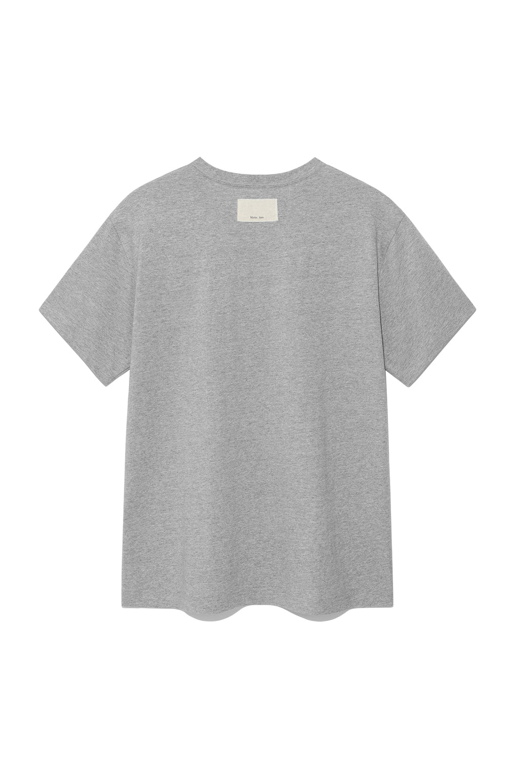 [matinkim] MINIMAL ARCH LOGO TOP FOR MEN IN GREY