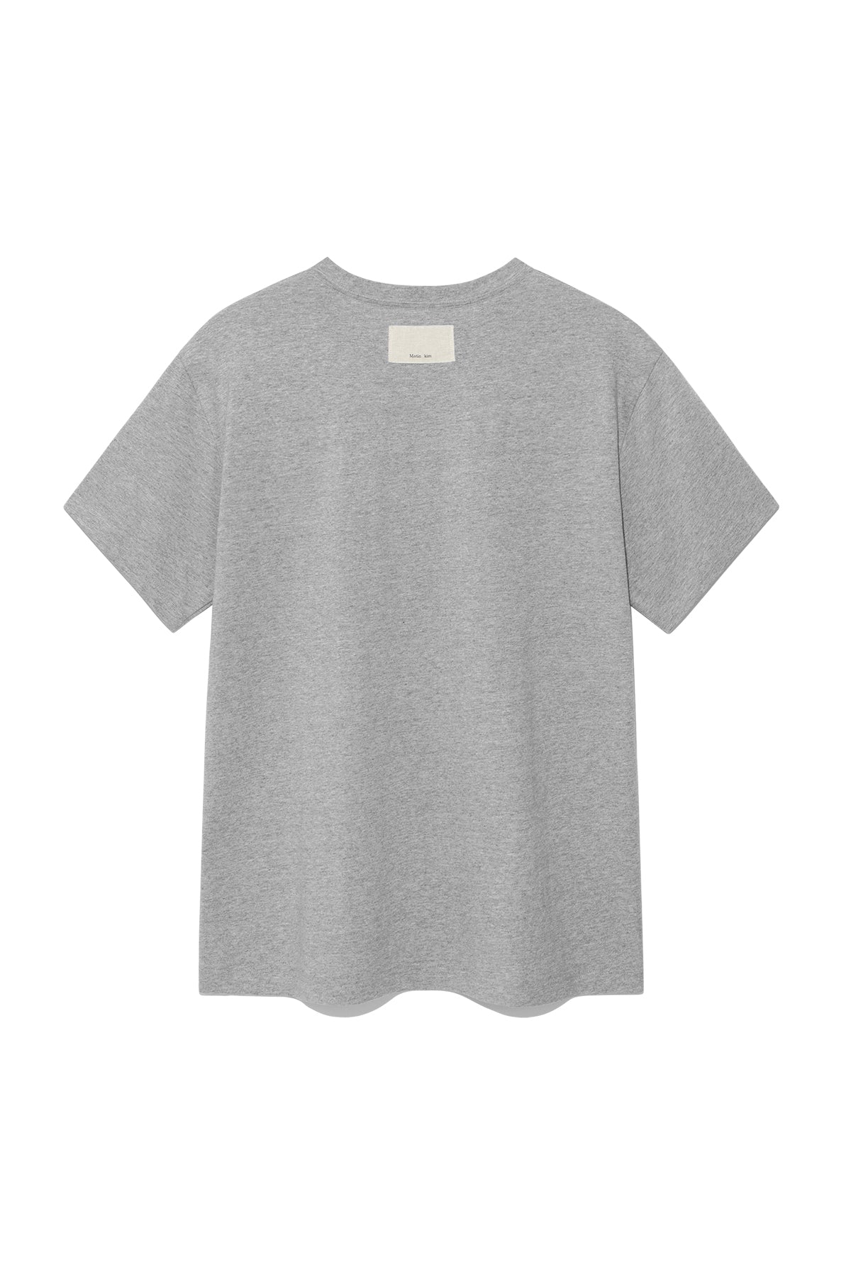 [matinkim] MINIMAL ARCH LOGO TOP FOR MEN IN GREY