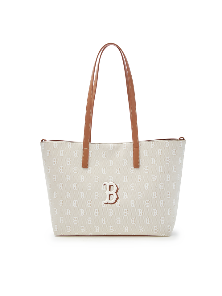 MLB Korea Classic Monogram Jacquard Shopper Bag