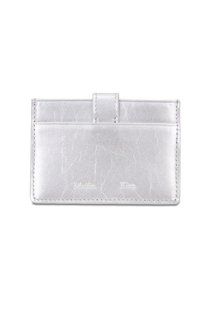 Matinkim Western Buckle Card Wallet IN Silver