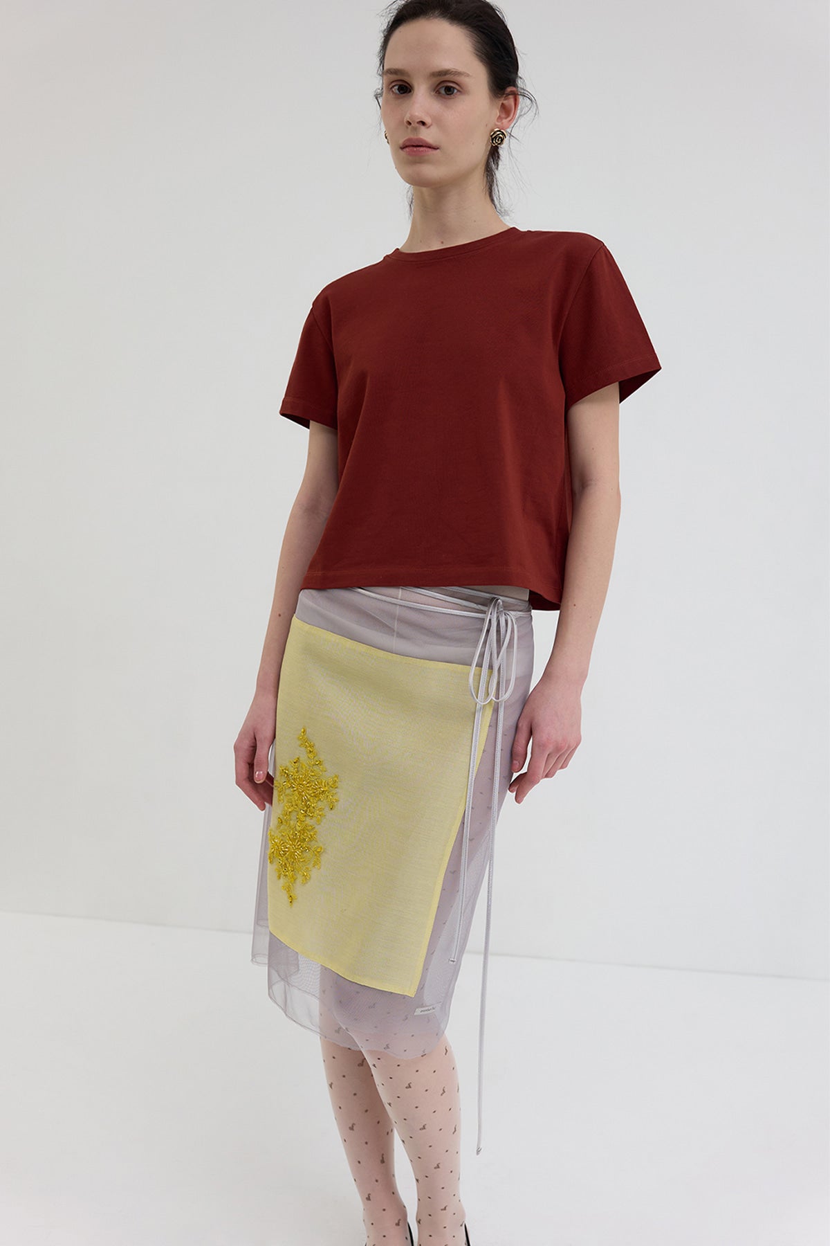 Overdueflair Of Classic T-Shirt Cherry Brown
