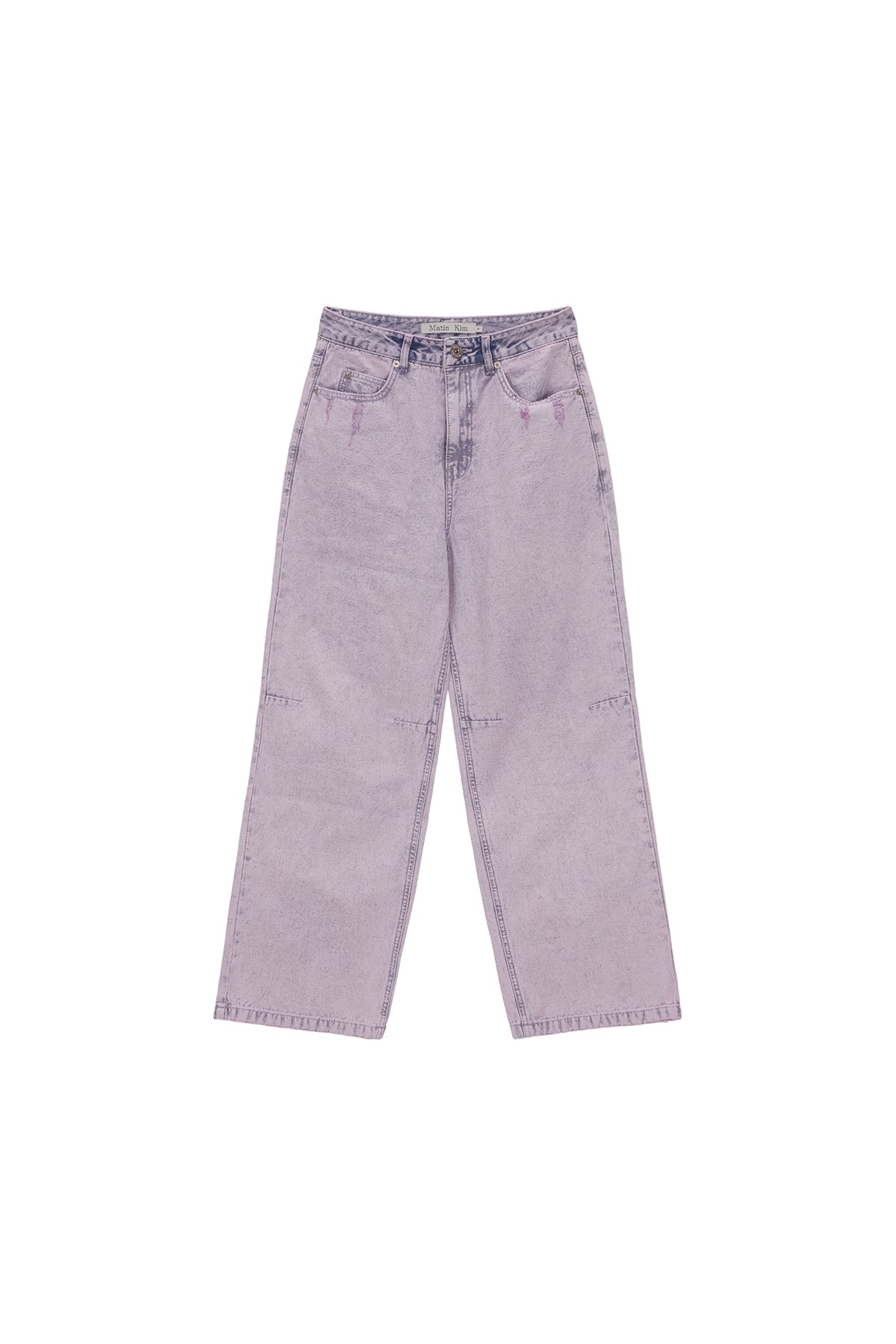 Matinkim Color Washed Denim Pants IN Pink