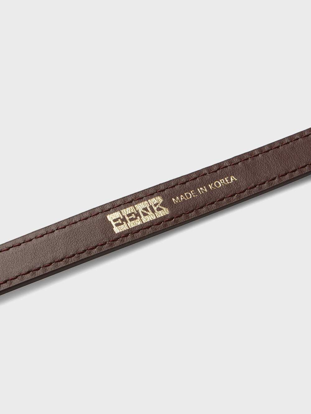 EENK Logo Belt - Brown