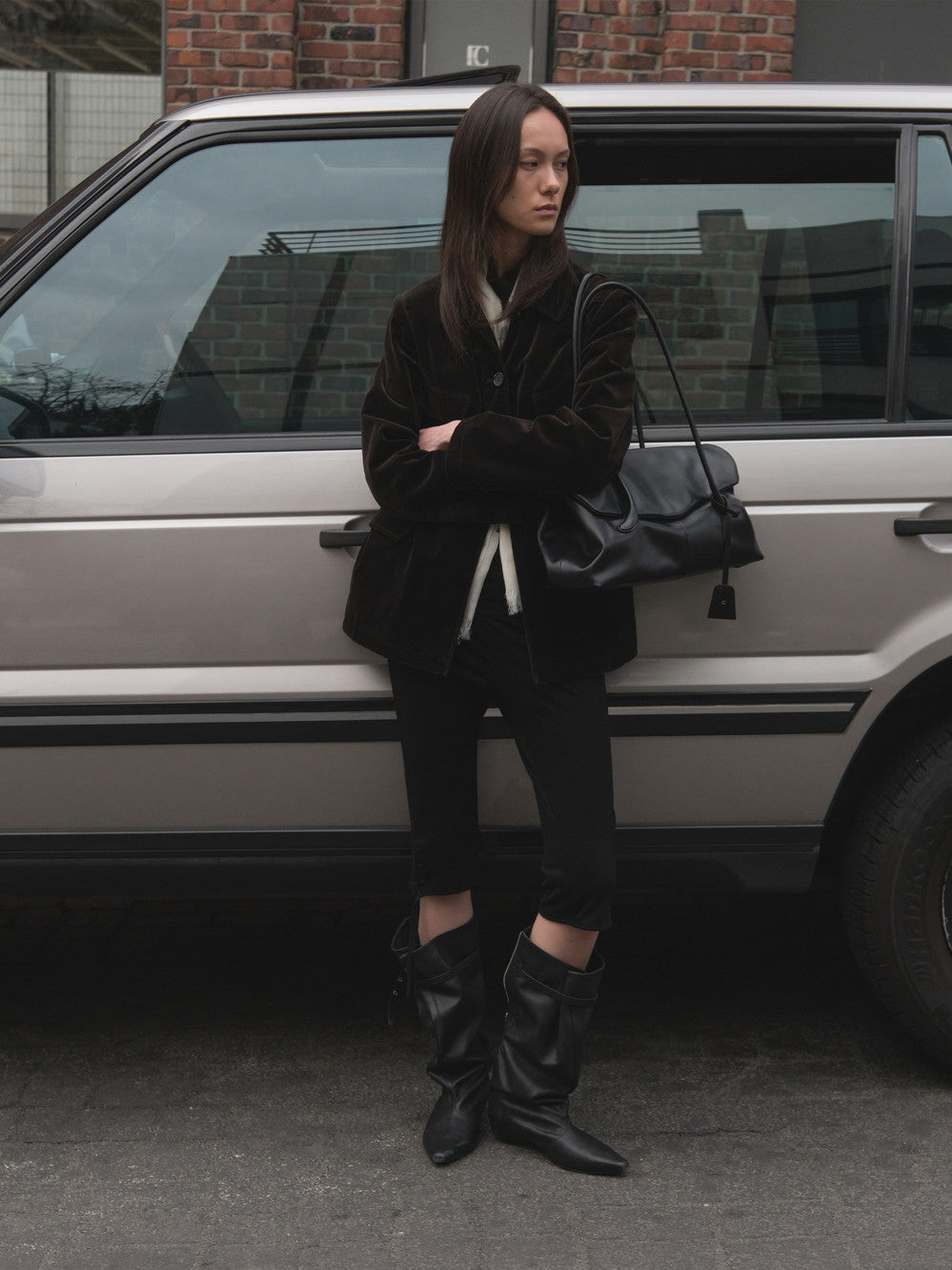 Low Classic Classic Velvet Jacket Brown