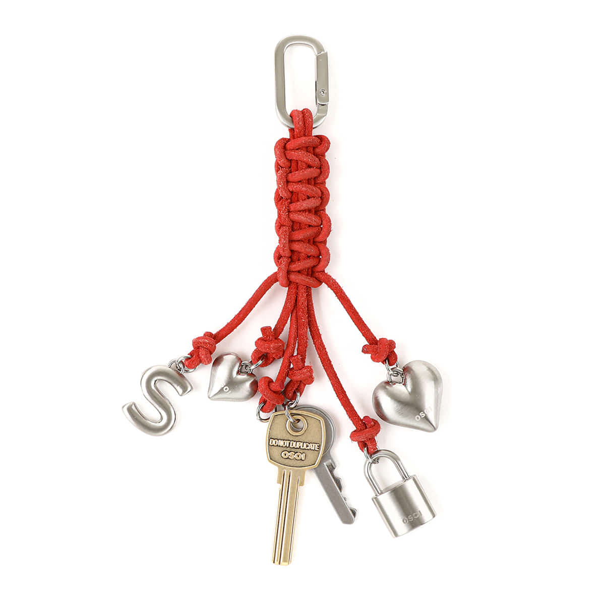 Osoi Rope Key Ring Red