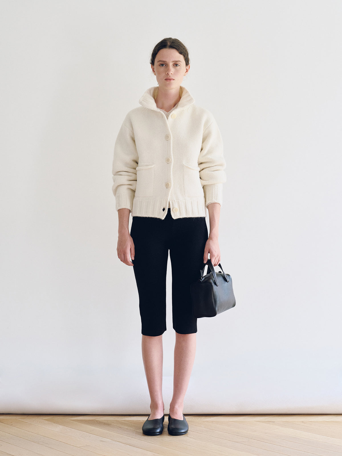 Nothing Written Marrie soft pocket cardigan (Cream) (Pre-order, ships from Nov 13)