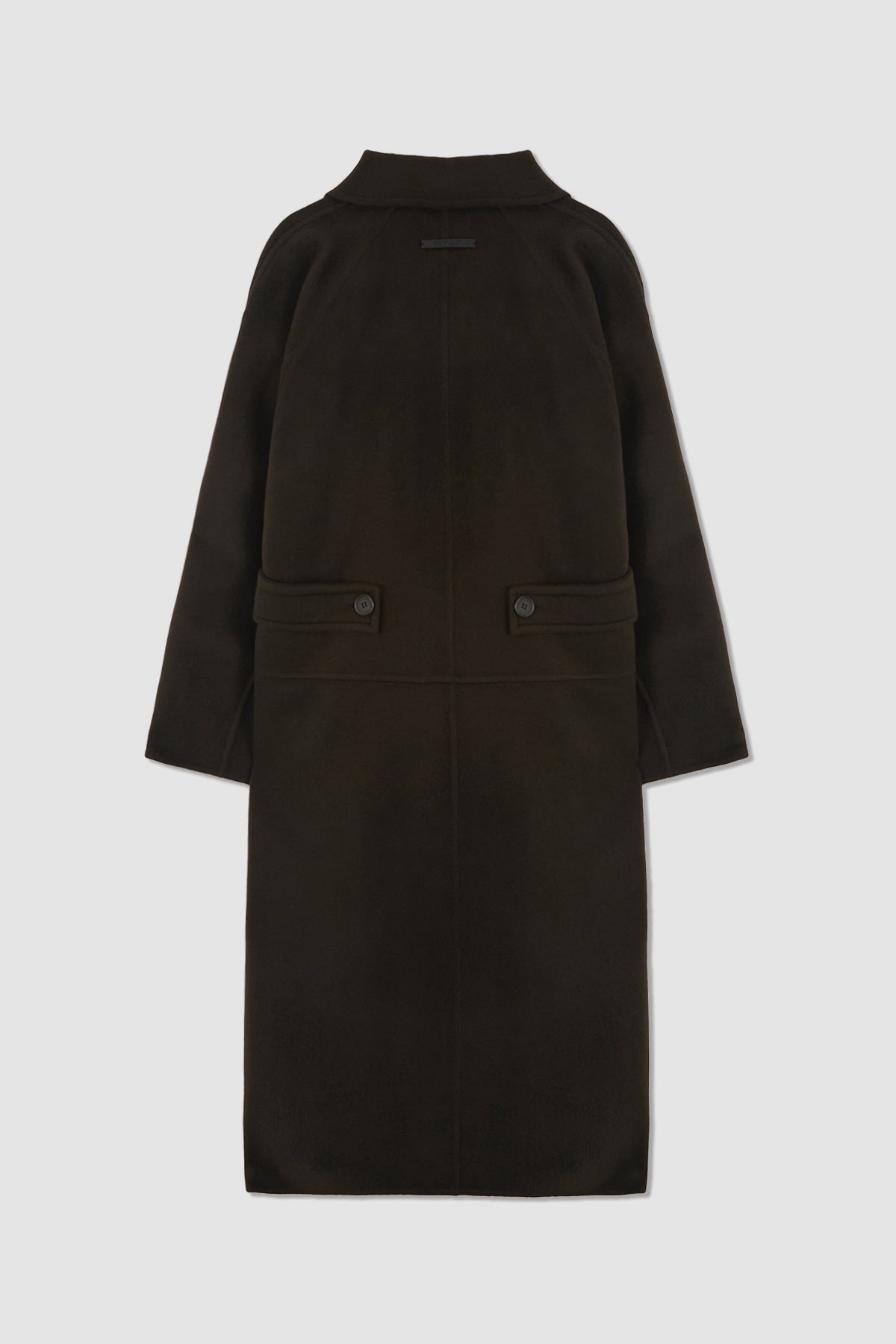 Matinkim Hand Made Belted Double Wool Coat IN Brown